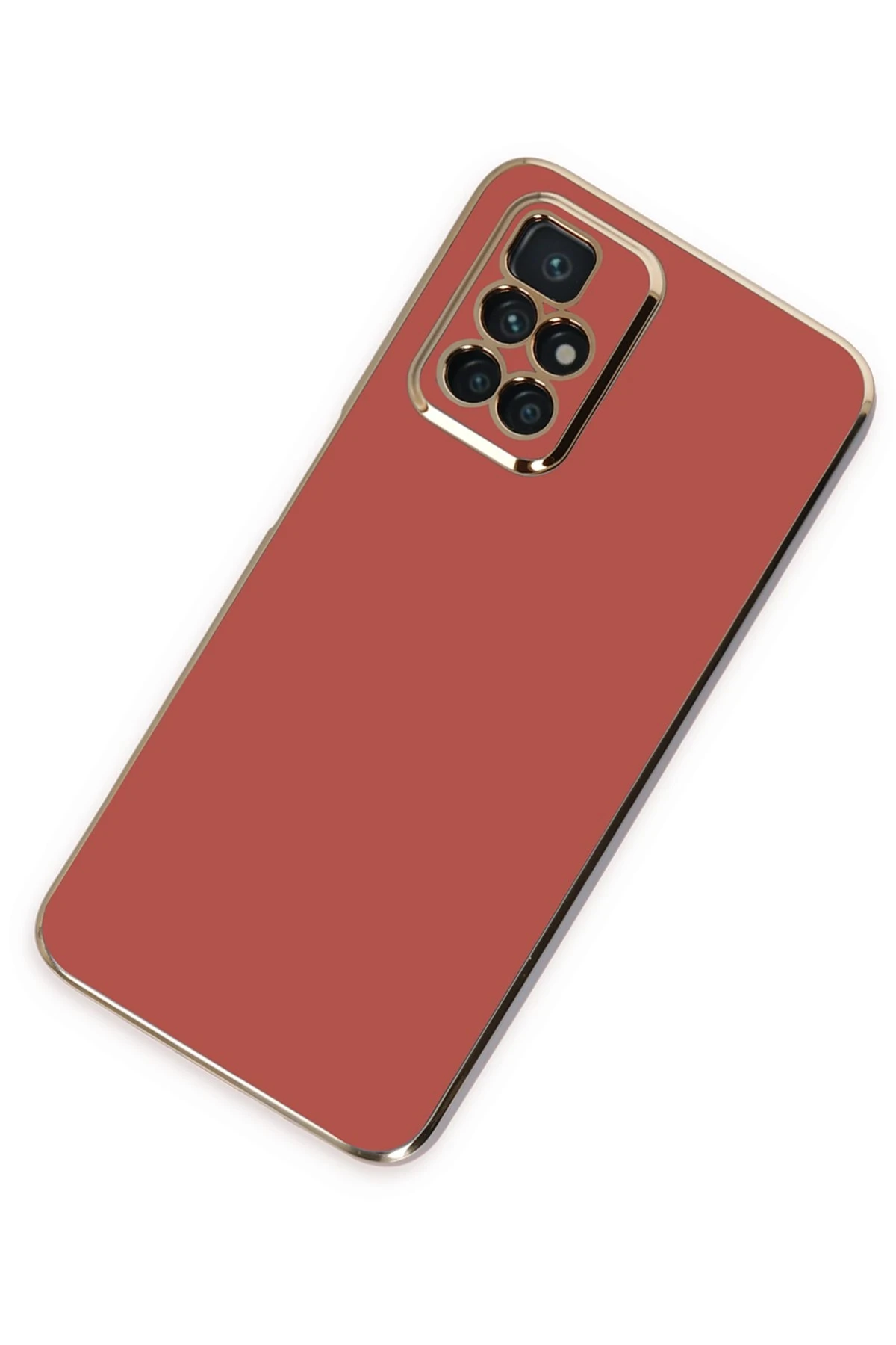 Newface Xiaomi Redmi 10 2022 Kılıf Volet Silikon - Kırmızı