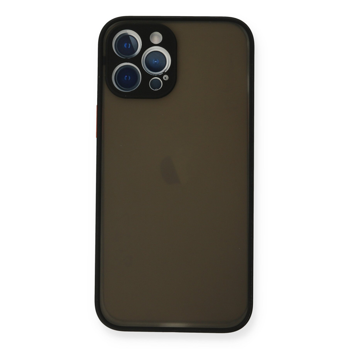 Newface Apple iPhone 12 Pro Max Kılıf Montreal Silikon Kapak - Siyah — görsel 7