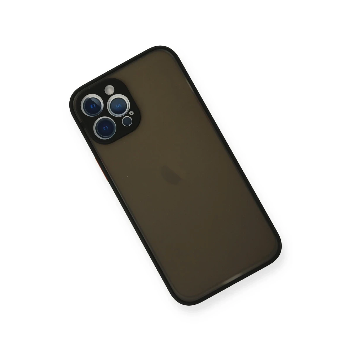 Newface Apple iPhone 12 Pro Max Kılıf Montreal Silikon Kapak - Siyah — görsel 6