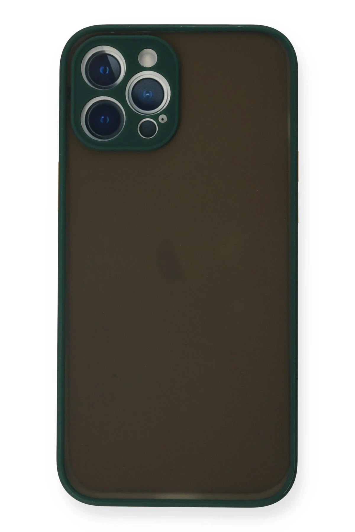 Newface iPhone 12 Pro Max Kılıf Montreal Silikon Kapak - Yeşil