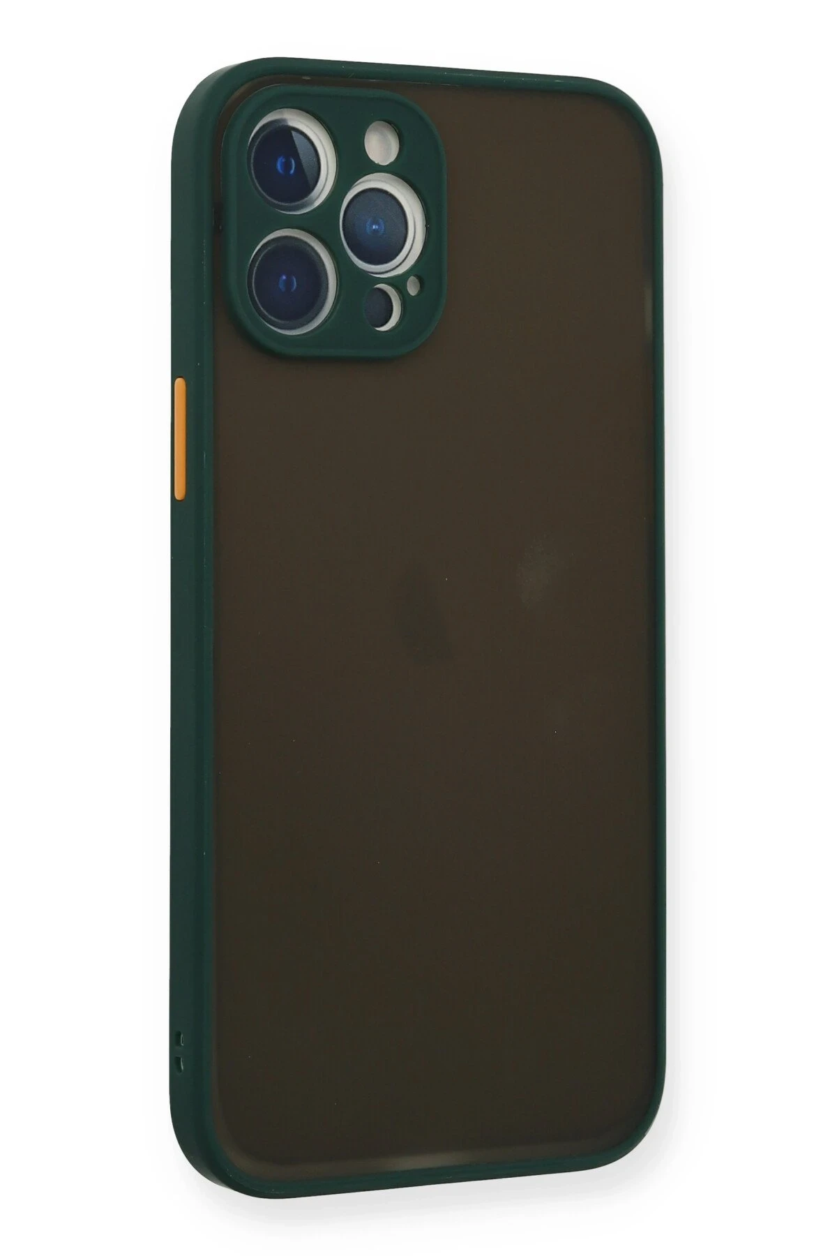 Newface iPhone 12 Pro Max Kılıf Montreal Silikon Kapak - Yeşil
