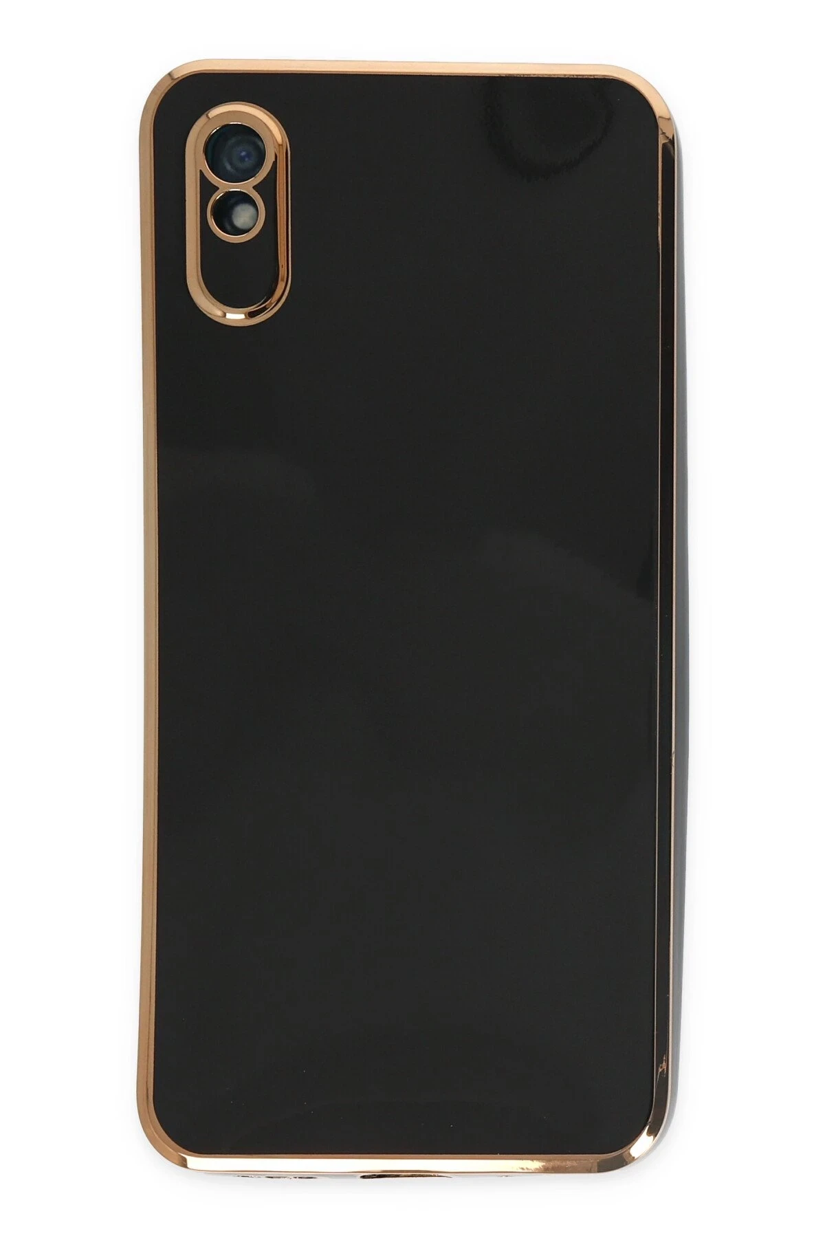 Newface Xiaomi Redmi 9A Kılıf Volet Silikon - Siyah
