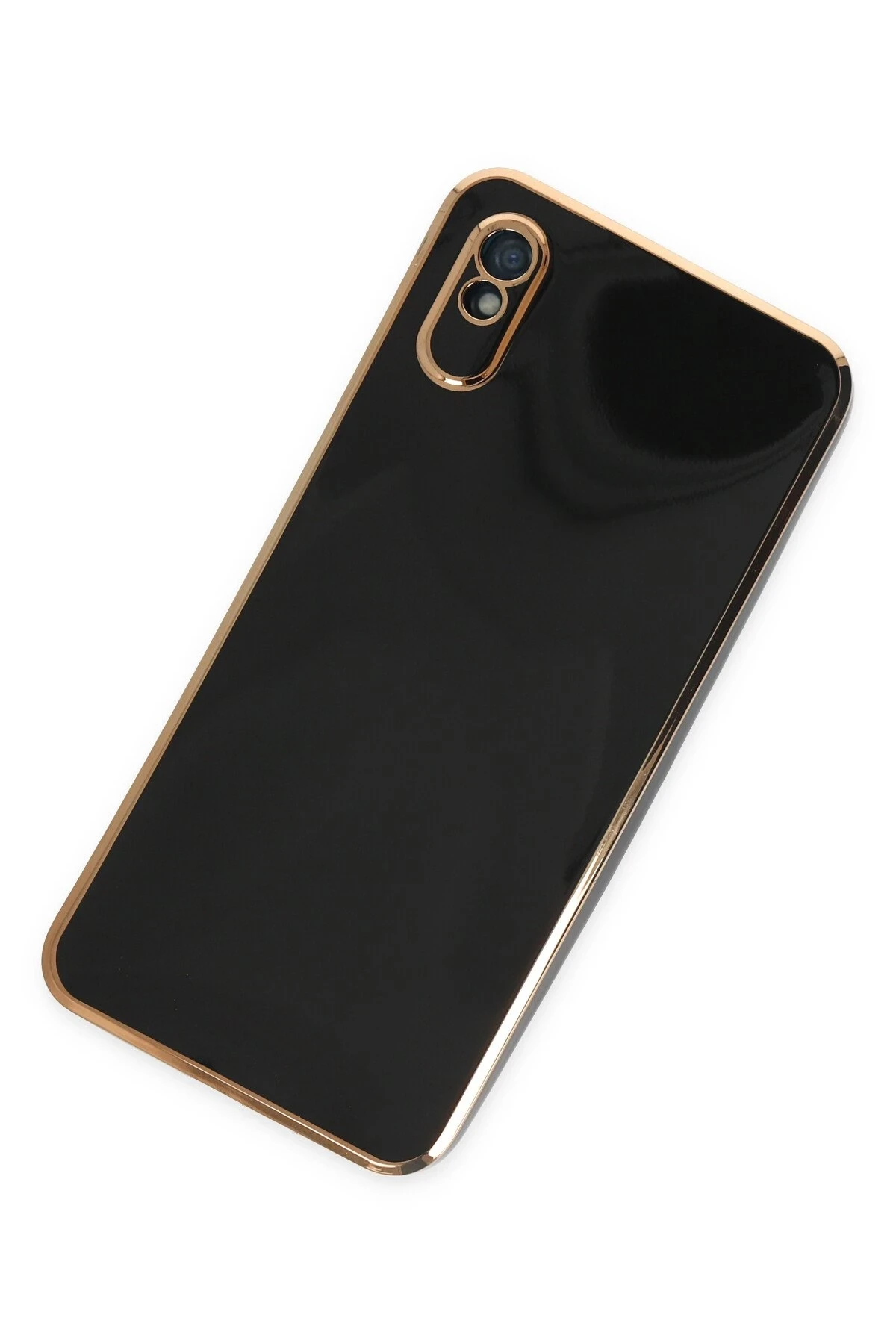 Newface Xiaomi Redmi 9A Kılıf Volet Silikon - Siyah