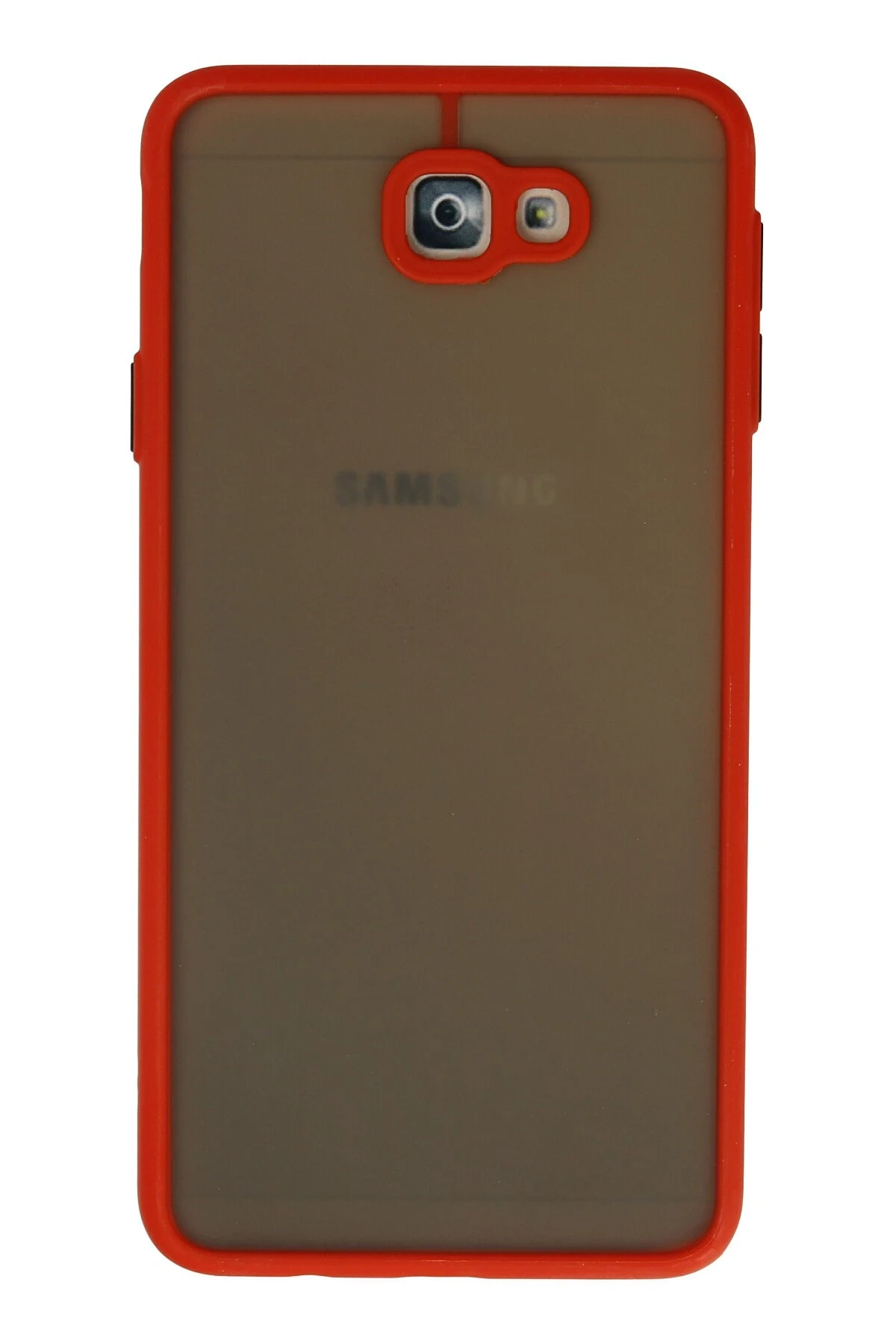 Newface Samsung Galaxy J7 Prime Kılıf Montreal Silikon Kapak - Kırmızı