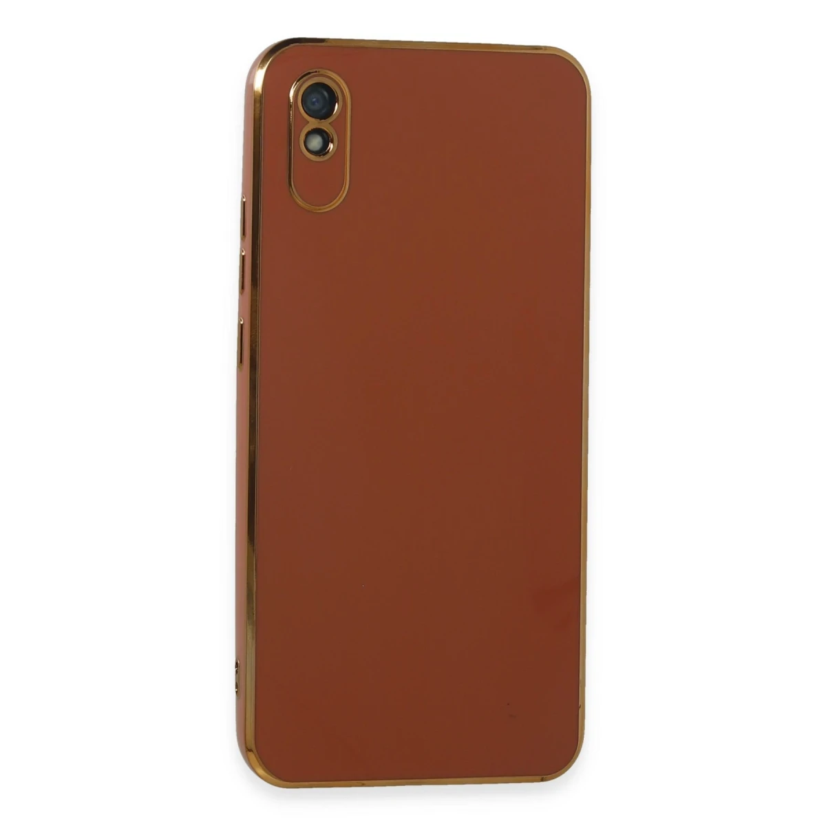 Newface Xiaomi Redmi 9A Kılıf Volet Silikon - Kırmızı