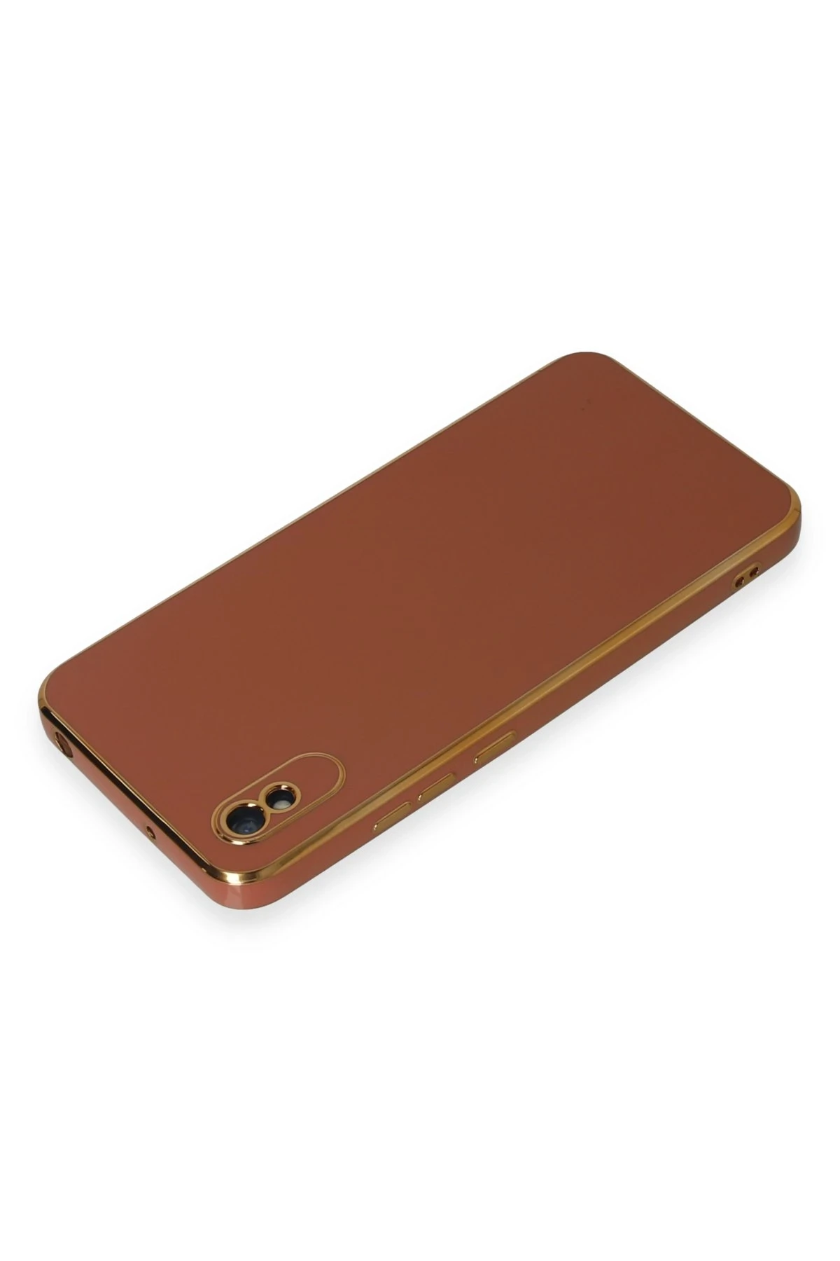 Newface Xiaomi Redmi 9A Kılıf Volet Silikon - Kırmızı