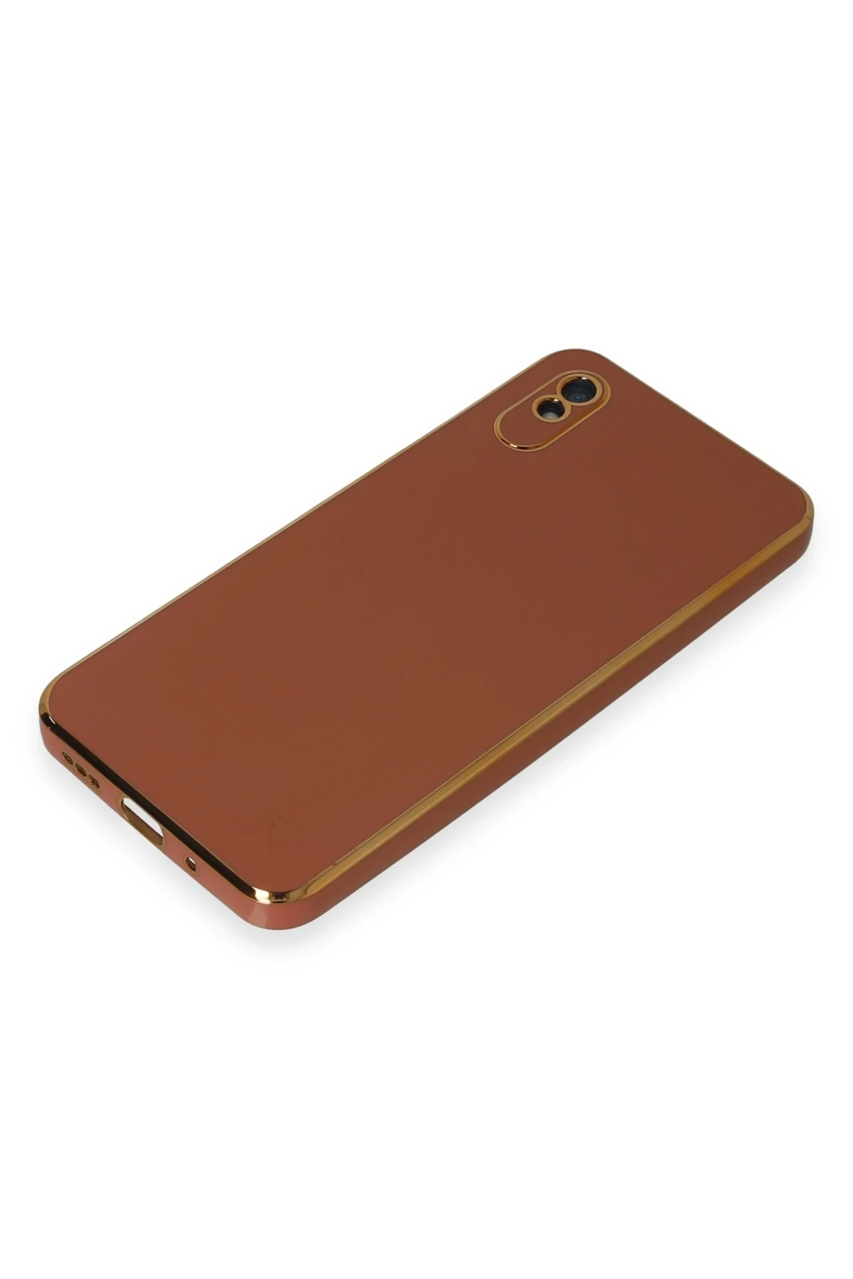 Newface Xiaomi Redmi 9A Kılıf Volet Silikon - Kırmızı