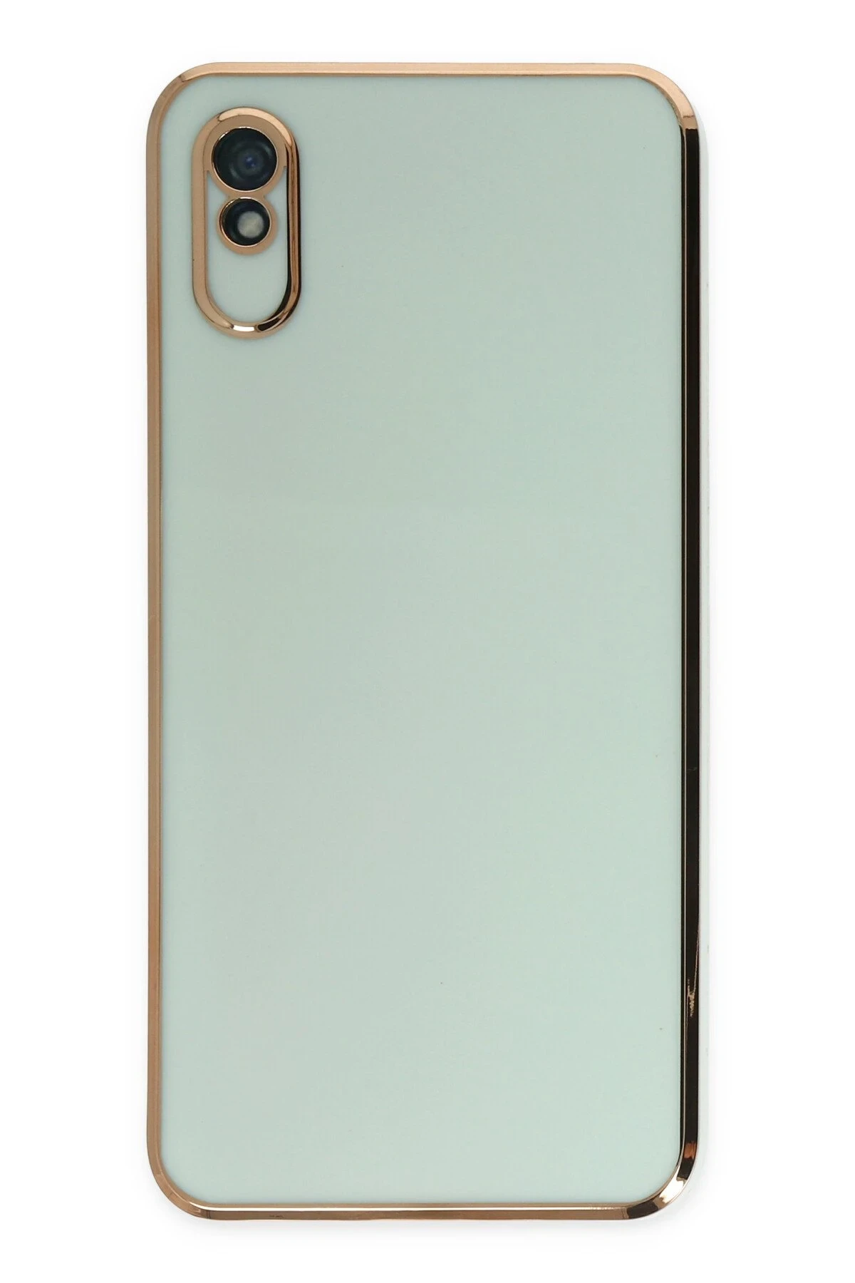 Newface Xiaomi Redmi 9A Kılıf Volet Silikon - Açık Yeşil