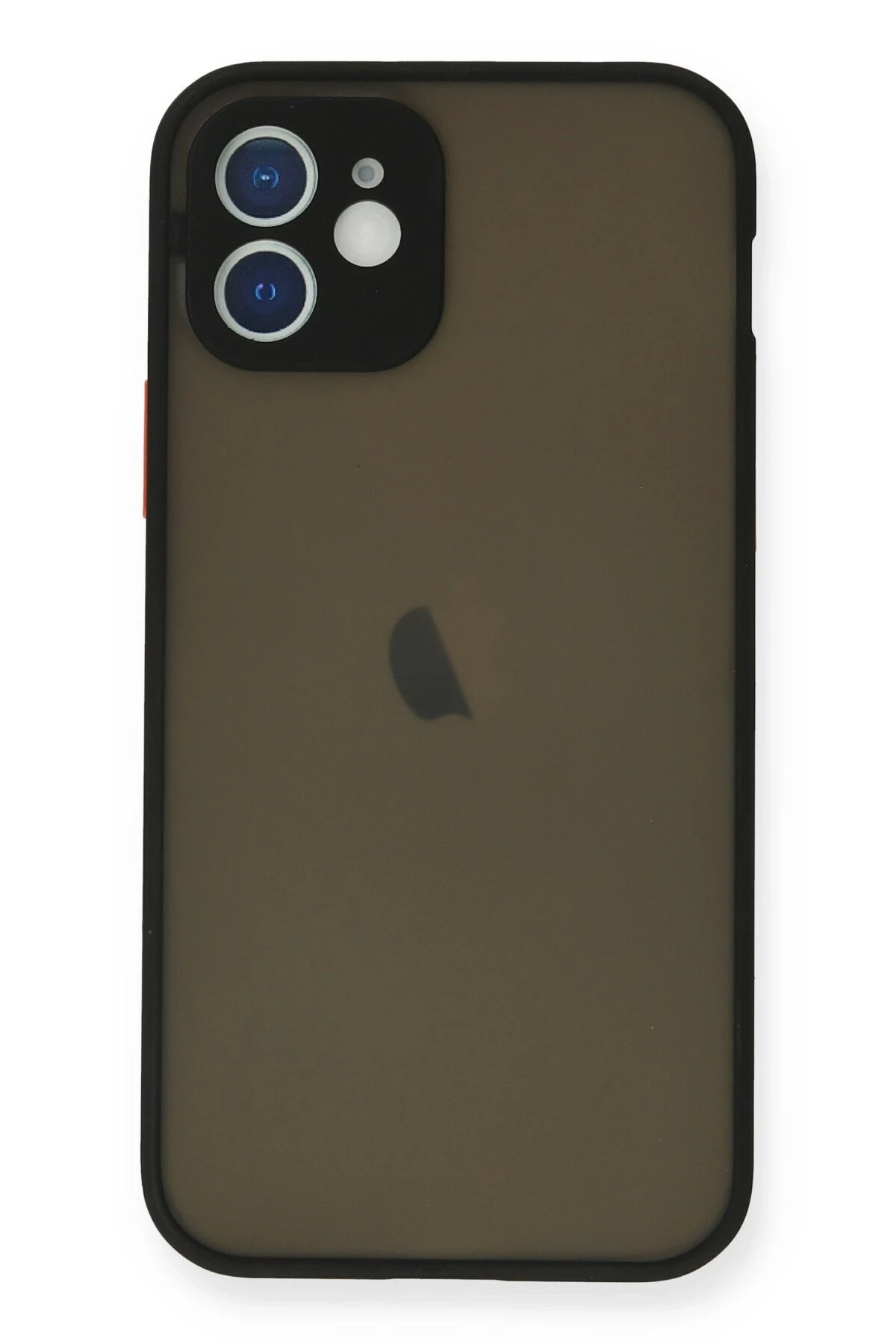 Newface Apple iPhone 12 Mini Kılıf Montreal Silikon Kapak - Siyah
