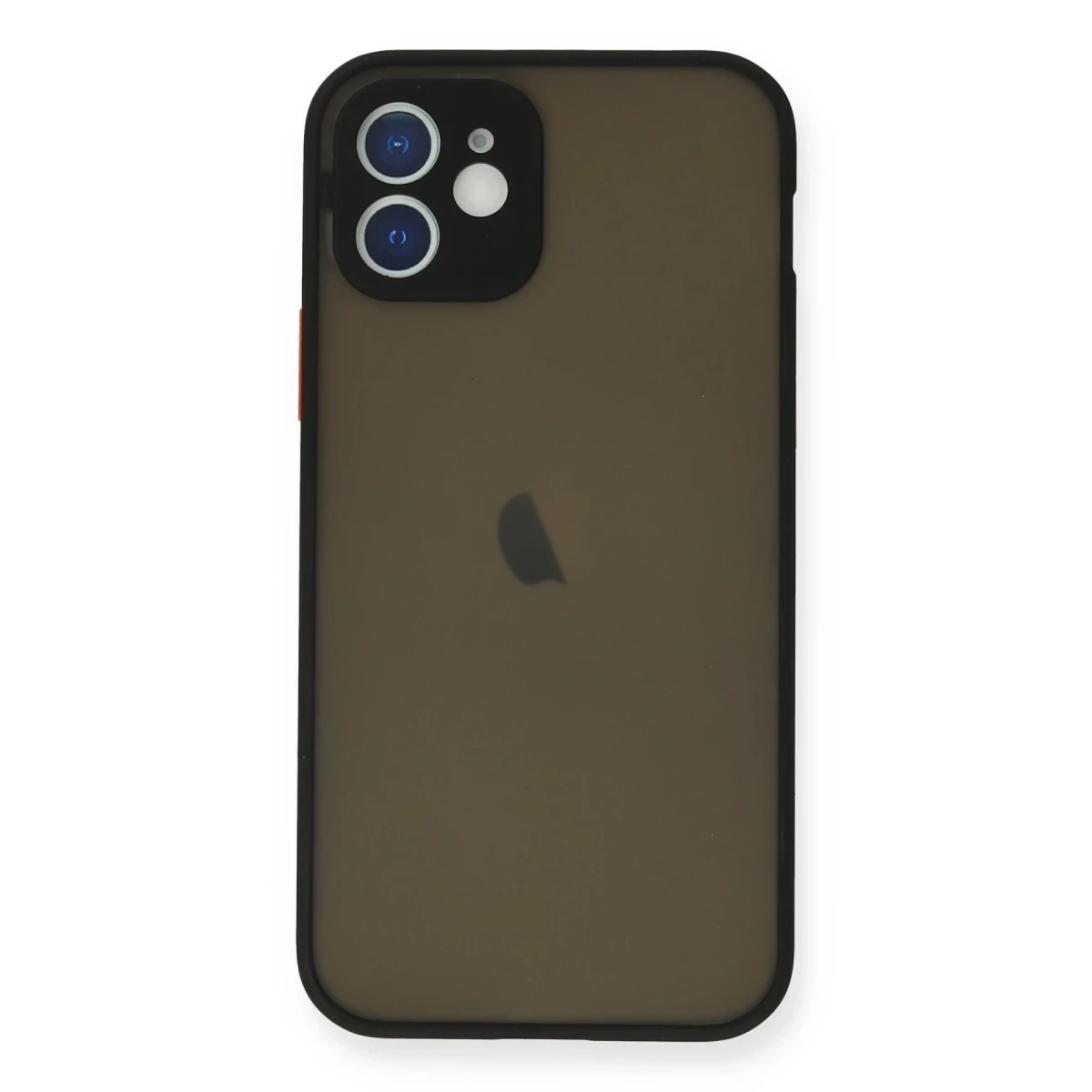 Newface Apple iPhone 12 Mini Kılıf Montreal Silikon Kapak - Siyah — görsel 4