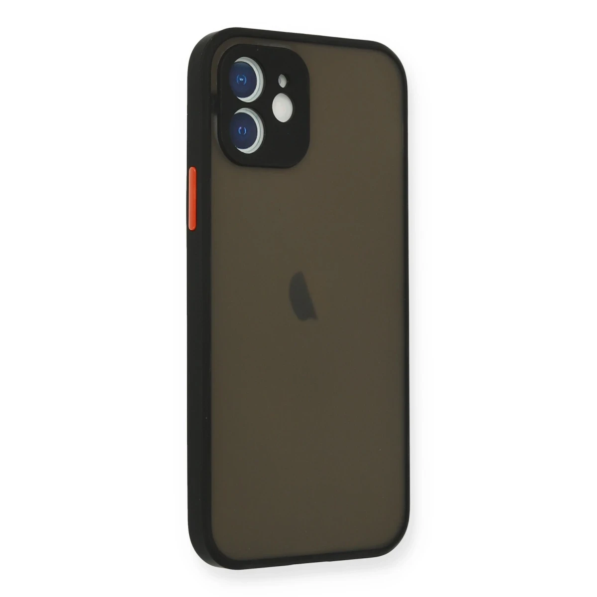 Newface Apple iPhone 12 Mini Kılıf Montreal Silikon Kapak - Siyah — görsel 5