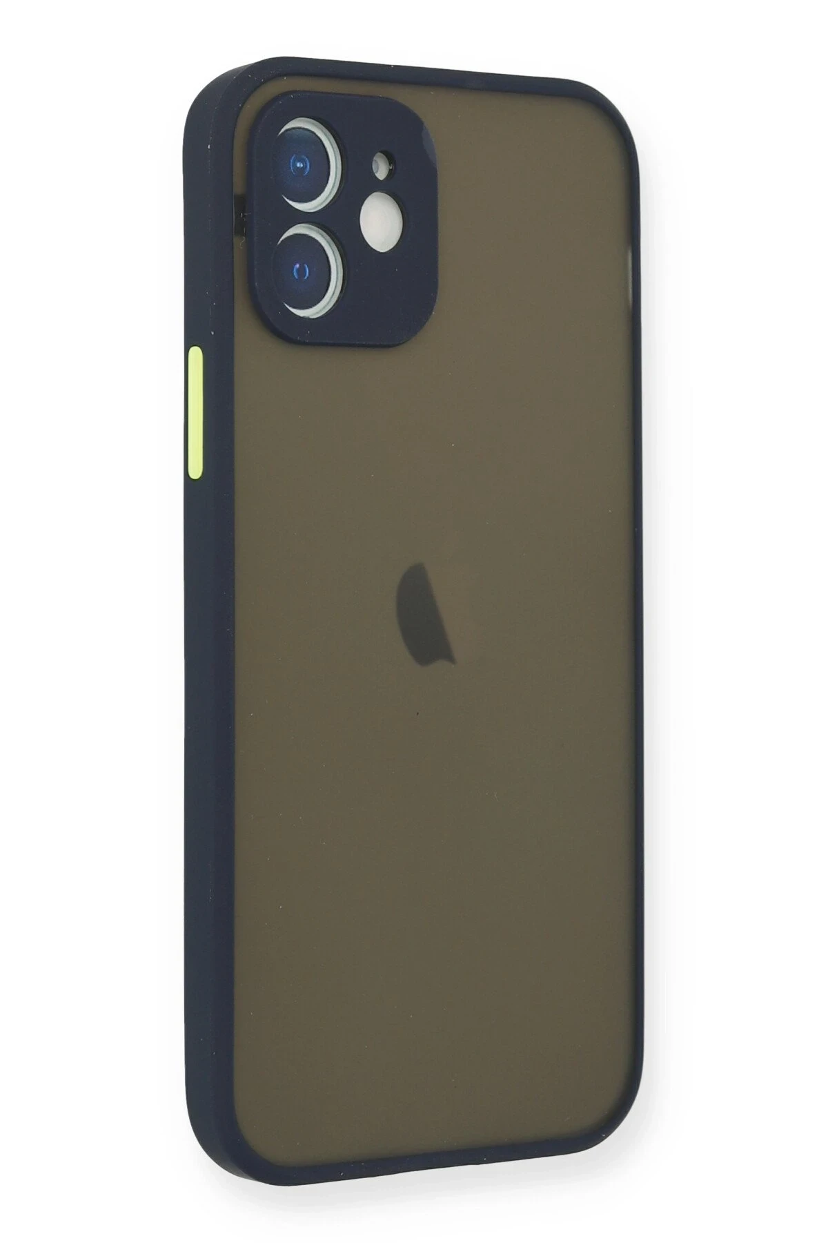 Newface iPhone 12 Mini Kılıf Montreal Silikon Kapak - Lacivert