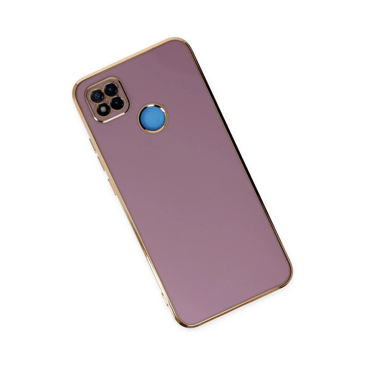 Newface Xiaomi Redmi 9C Kılıf Volet Silikon - Mor