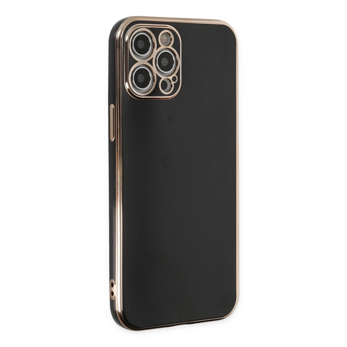 Newface Apple iPhone 12 Pro Max Kılıf Volet Silikon - Siyah — görsel 4