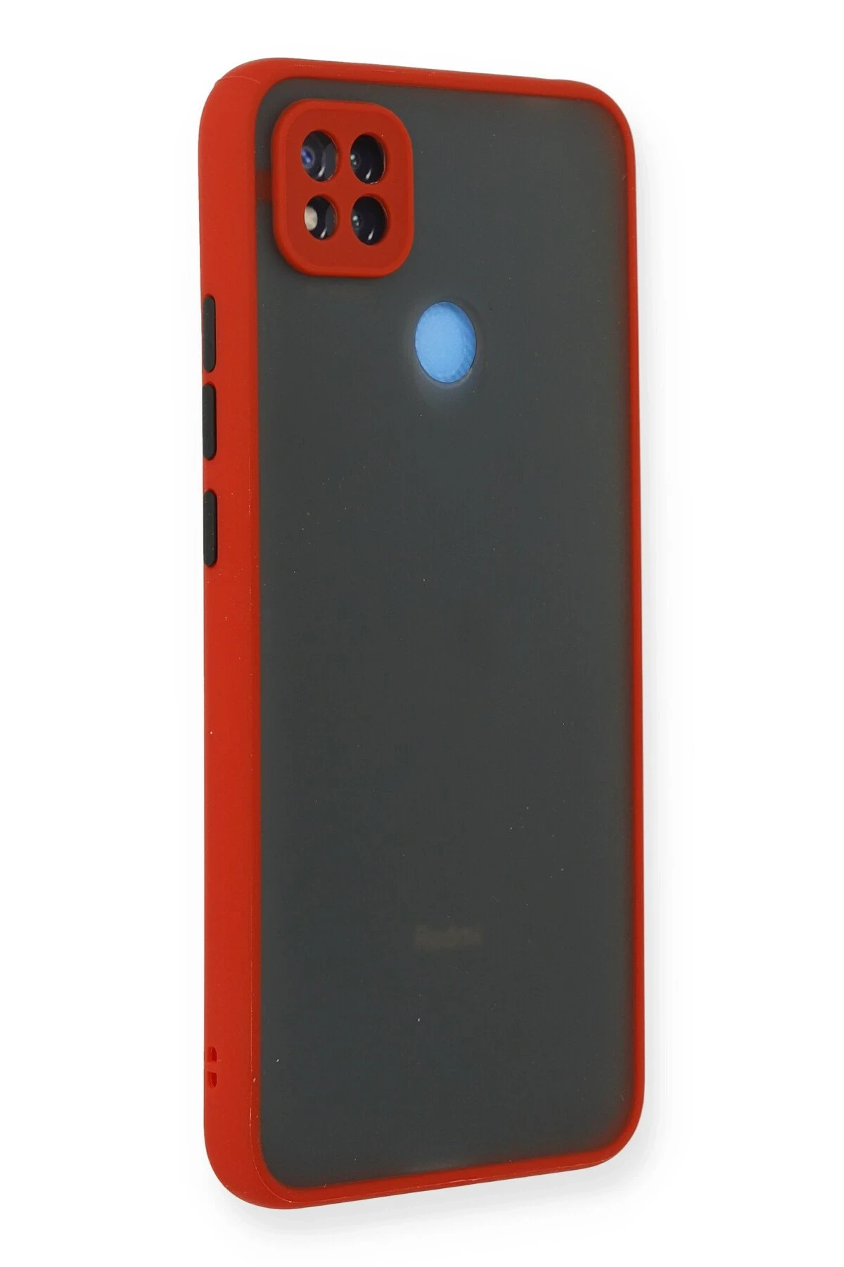 Newface Xiaomi Redmi 9C Kılıf Montreal Silikon Kapak - Kırmızı