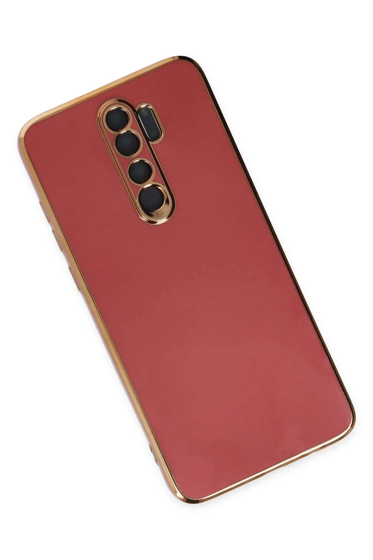 Newface Xiaomi Redmi Note 8 Pro Kılıf Volet Silikon - Kırmızı