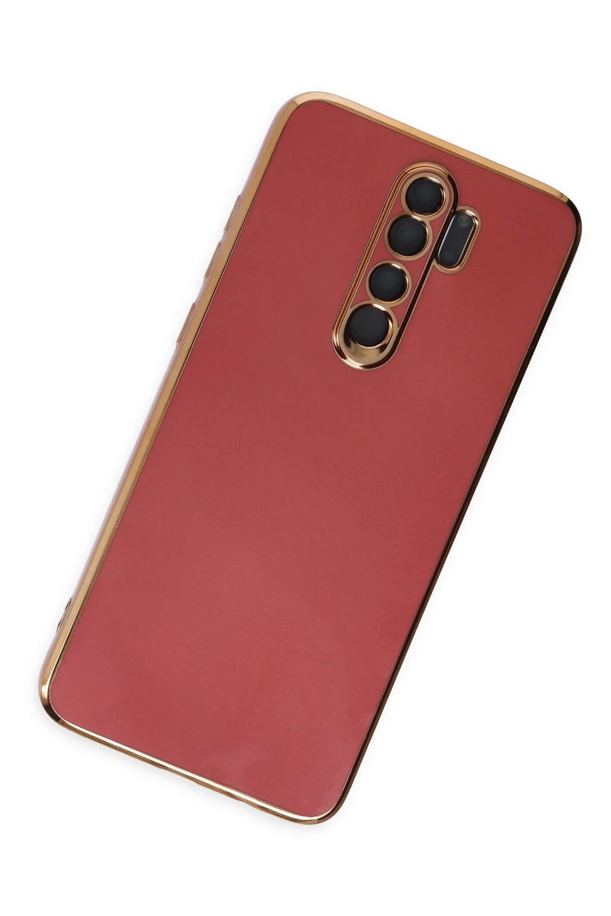 Newface Xiaomi Redmi Note 8 Pro Kılıf Volet Silikon - Kırmızı