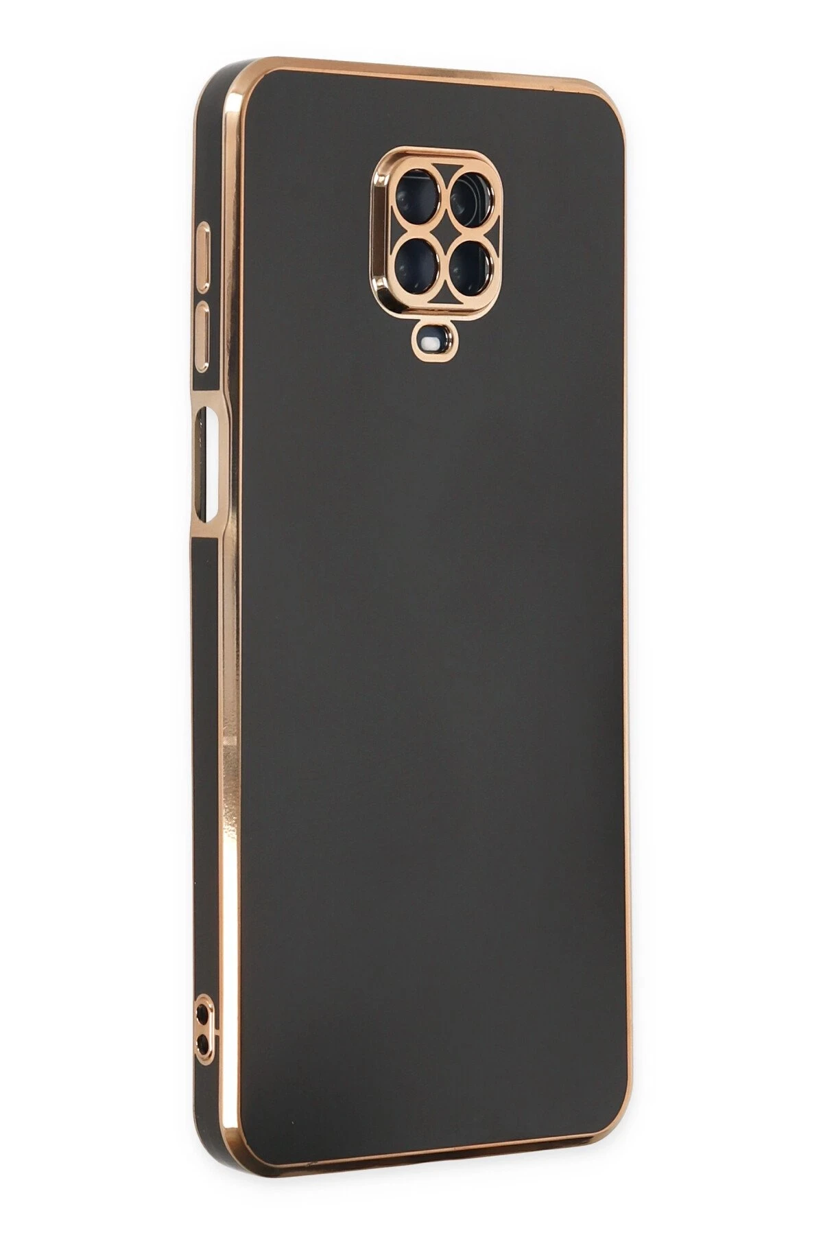 Newface Xiaomi Redmi Note 9 Pro Kılıf Volet Silikon - Siyah