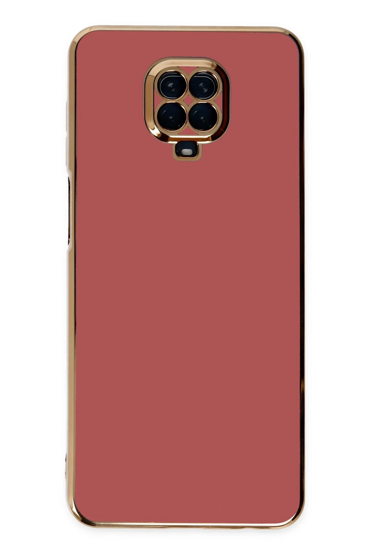 Newface Xiaomi Redmi Note 9 Pro Kılıf Volet Silikon - Kırmızı
