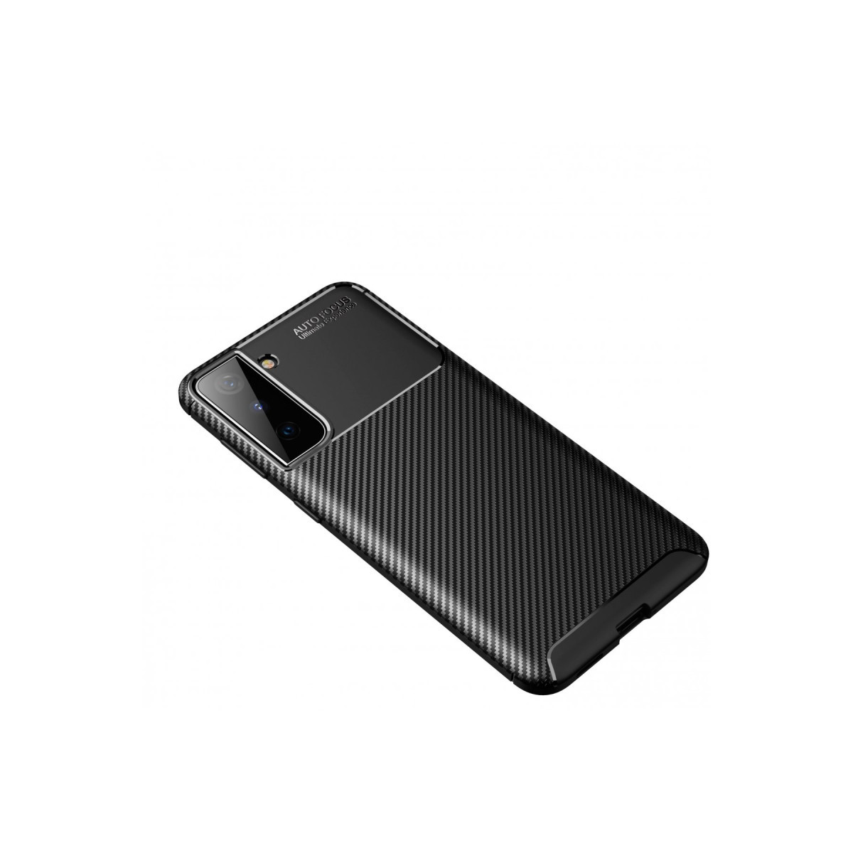 Newface Samsung Galaxy S21 Plus Kılıf Auto Focus Karbon Kapak - Siyah — görsel 6
