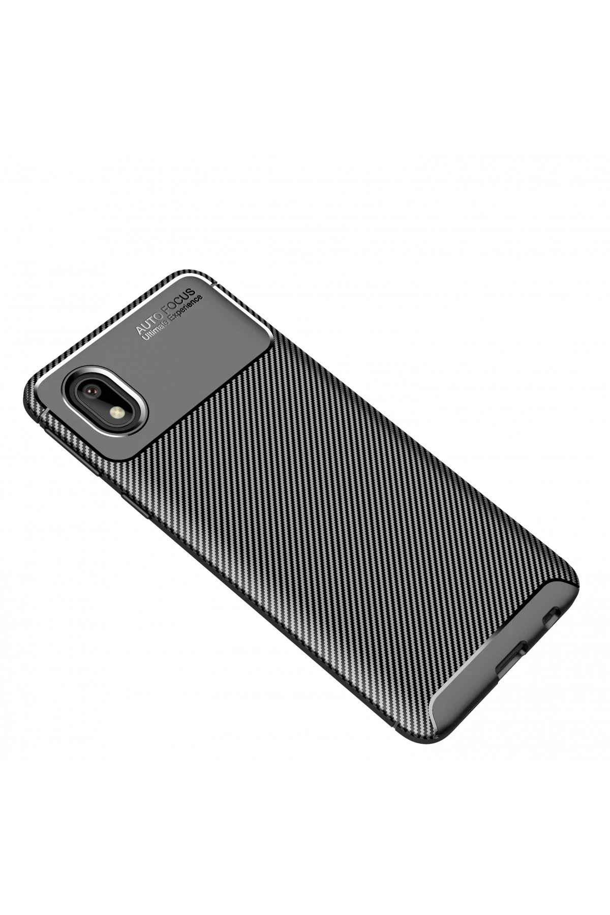 Newface Samsung Galaxy A01 Core Kılıf Auto Focus Karbon Kapak - Siyah — görsel 2