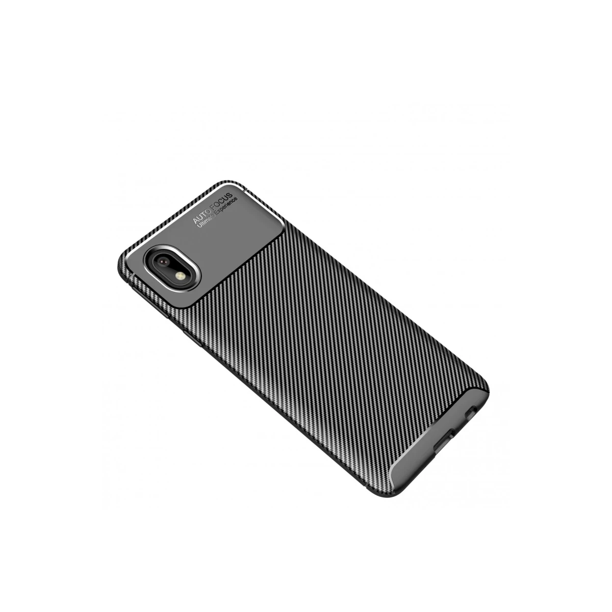 Newface Samsung Galaxy A01 Core Kılıf Auto Focus Karbon Kapak - Siyah — görsel 4