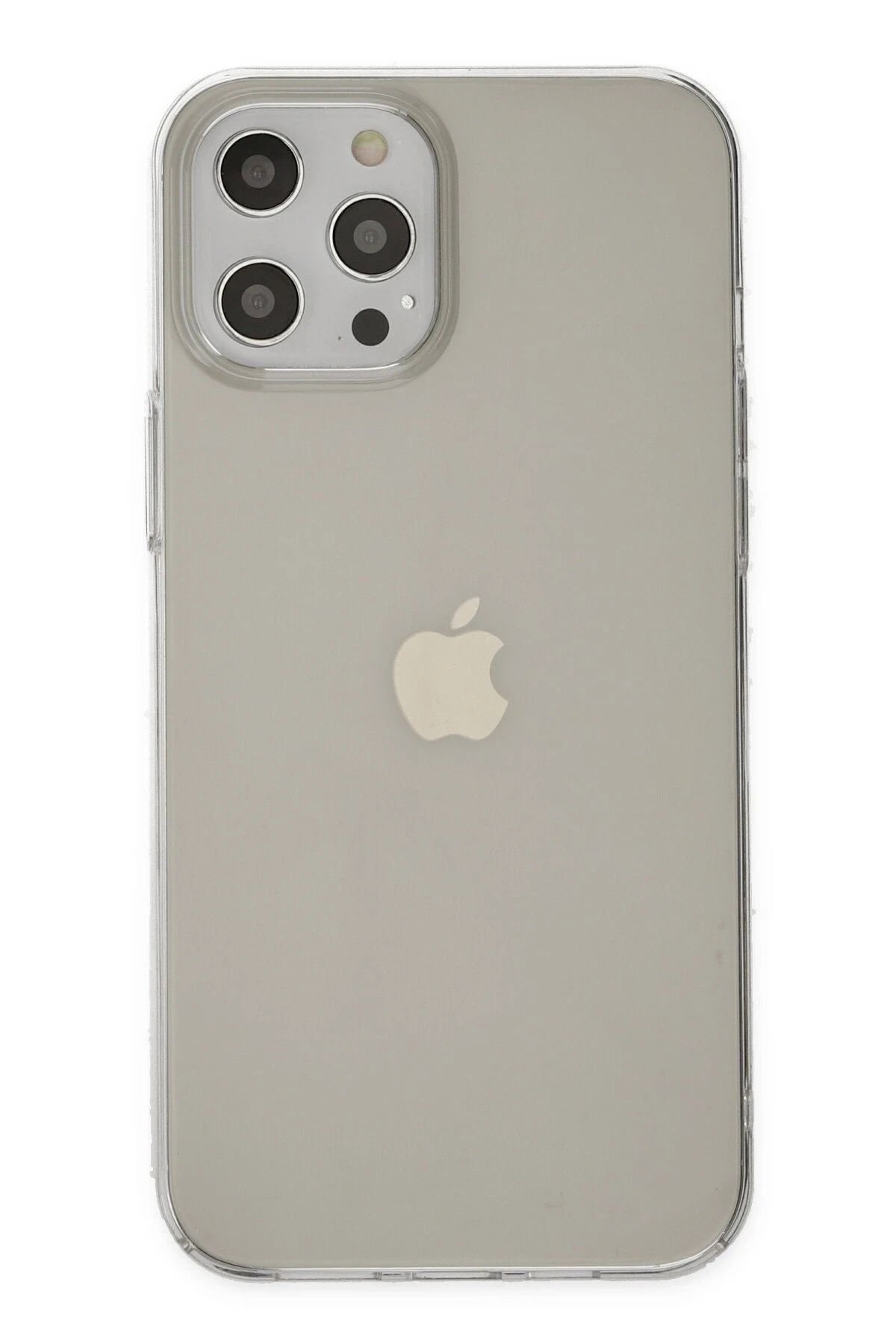 Newface Apple iPhone 12 Pro Max Kılıf Pc Sert Şeffaf Kapak - Şeffaf
