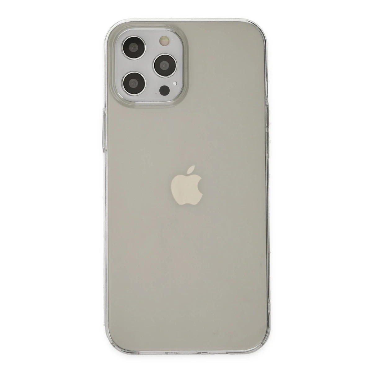 Newface Apple iPhone 12 Pro Max Kılıf Pc Sert Şeffaf Kapak - Şeffaf — görsel 5