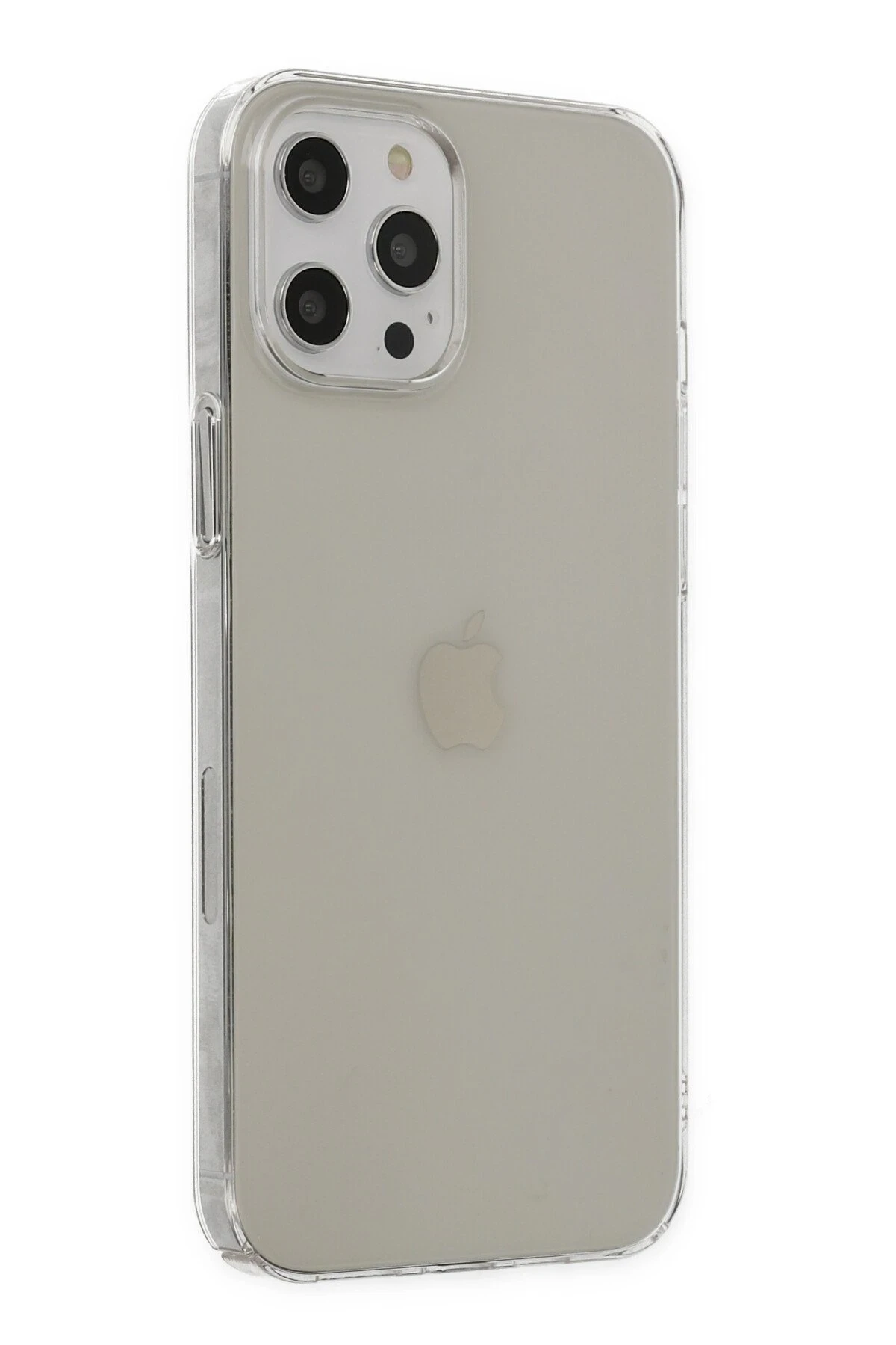 Newface Apple iPhone 12 Pro Max Kılıf Pc Sert Şeffaf Kapak - Şeffaf — görsel 2