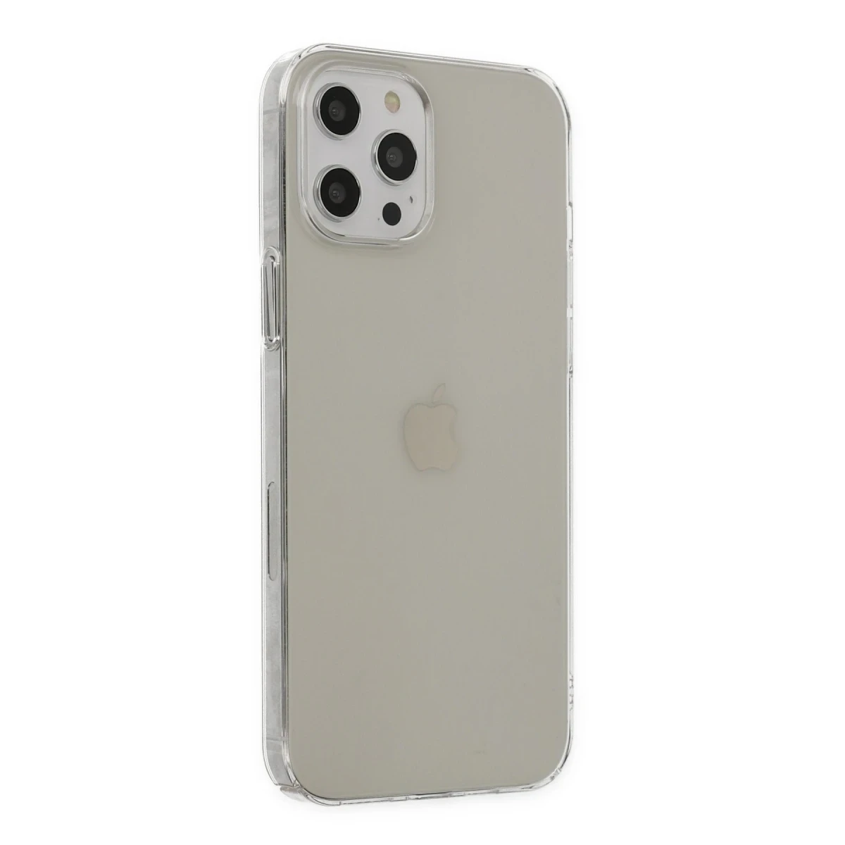 Newface Apple iPhone 12 Pro Max Kılıf Pc Sert Şeffaf Kapak - Şeffaf — görsel 6