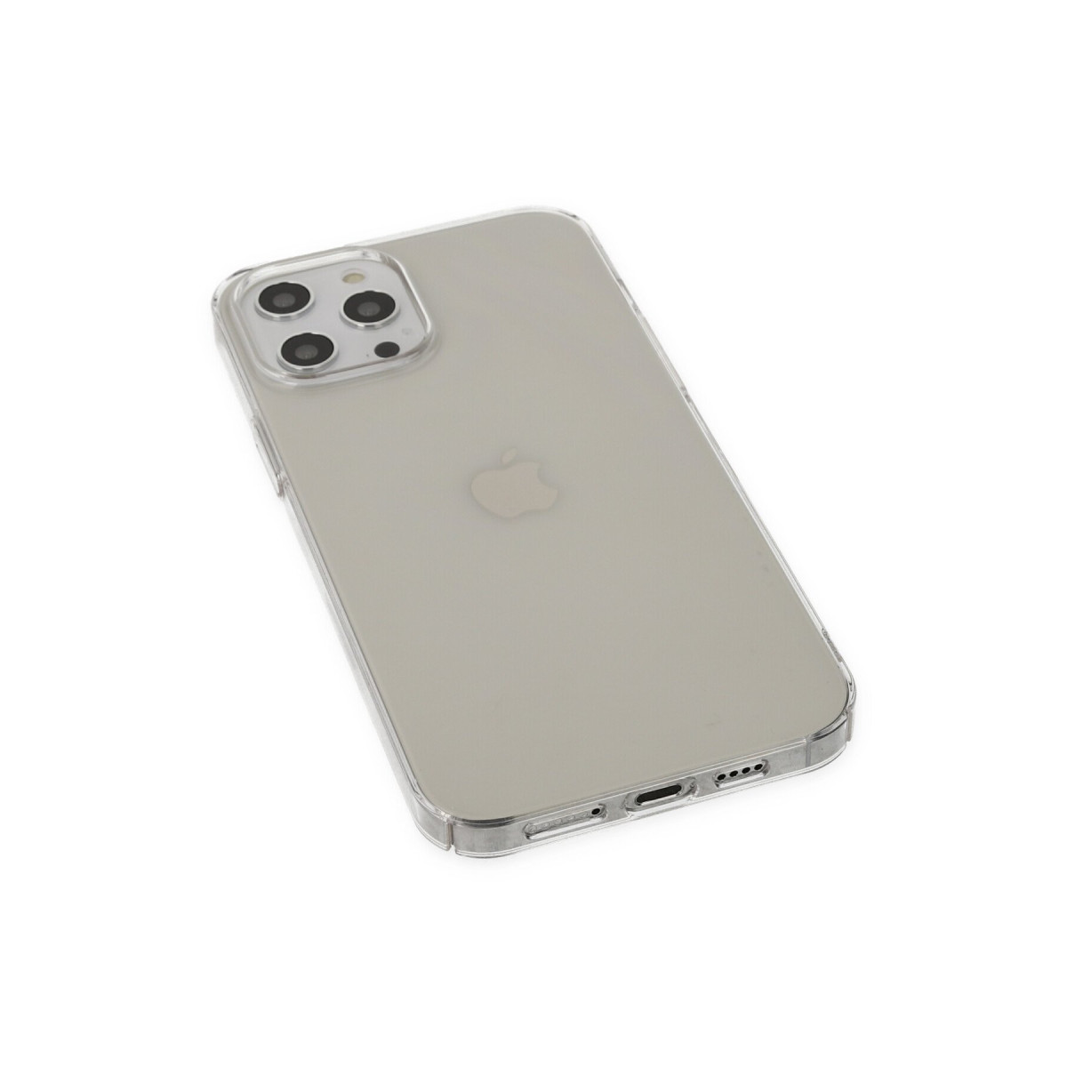 Newface Apple iPhone 12 Pro Max Kılıf Pc Sert Şeffaf Kapak - Şeffaf — görsel 11