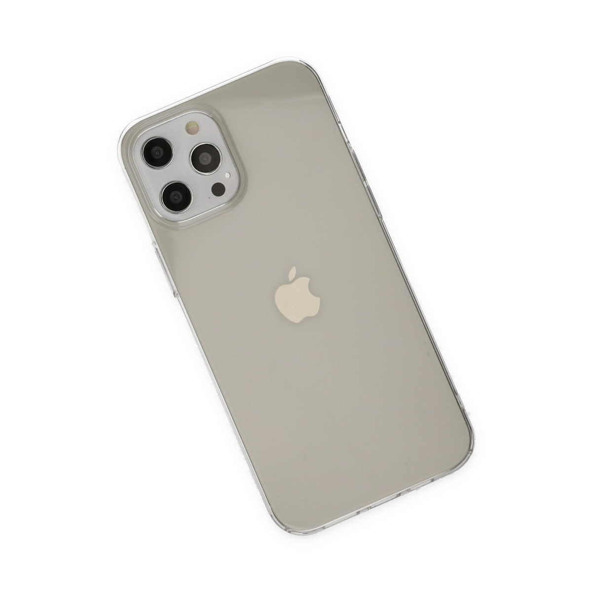 Newface Apple iPhone 12 Pro Max Kılıf Pc Sert Şeffaf Kapak - Şeffaf — görsel 12