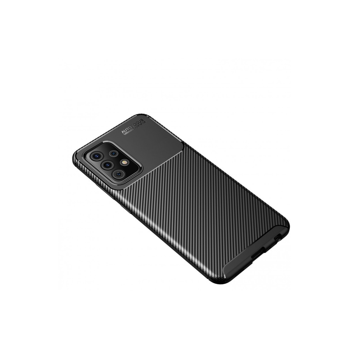 Newface Samsung Galaxy A72 Kılıf Auto Focus Karbon Kapak - Siyah — görsel 6