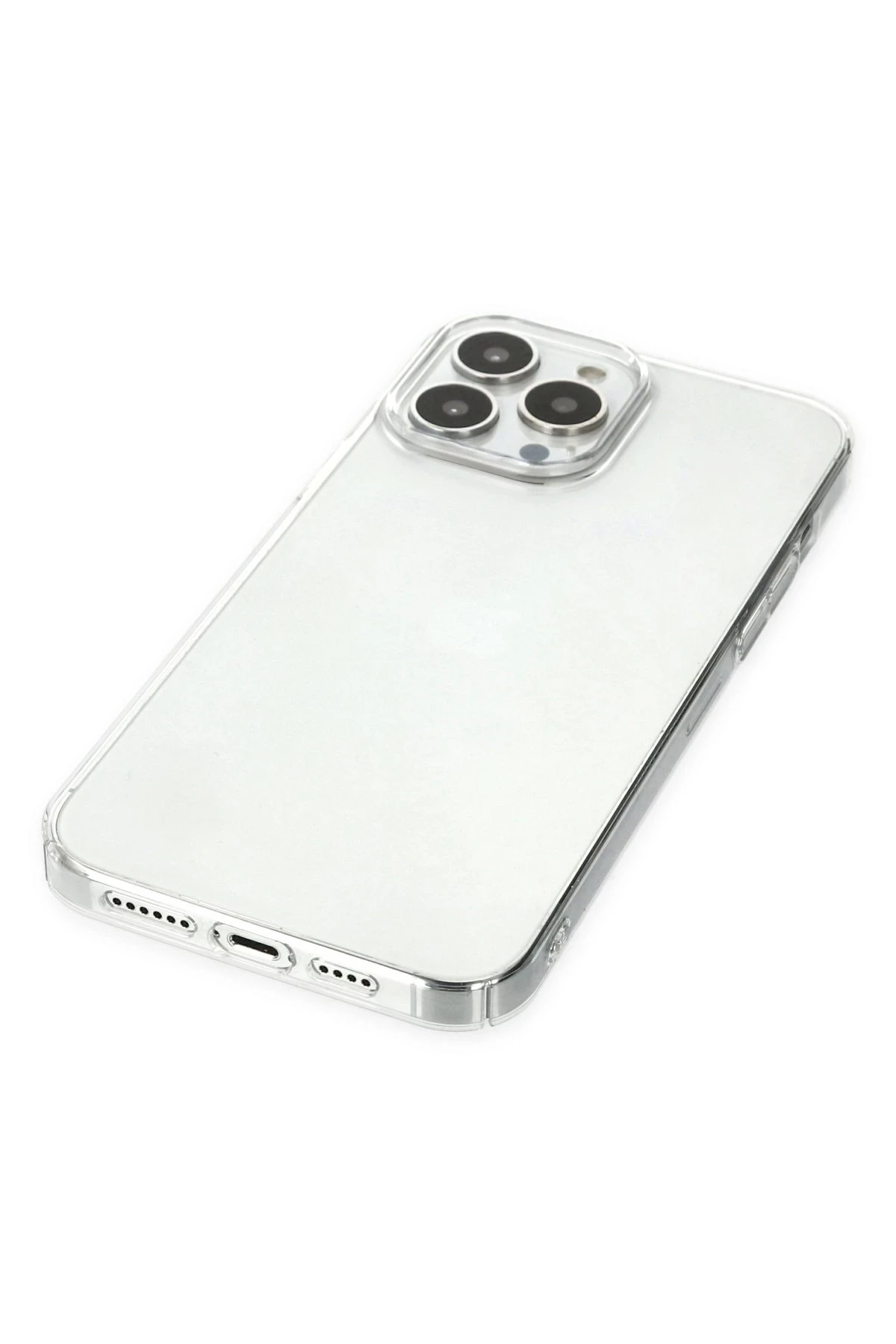 Newface Apple iPhone 13 Pro Kılıf Pc Sert Şeffaf Kapak - Şeffaf — görsel 4