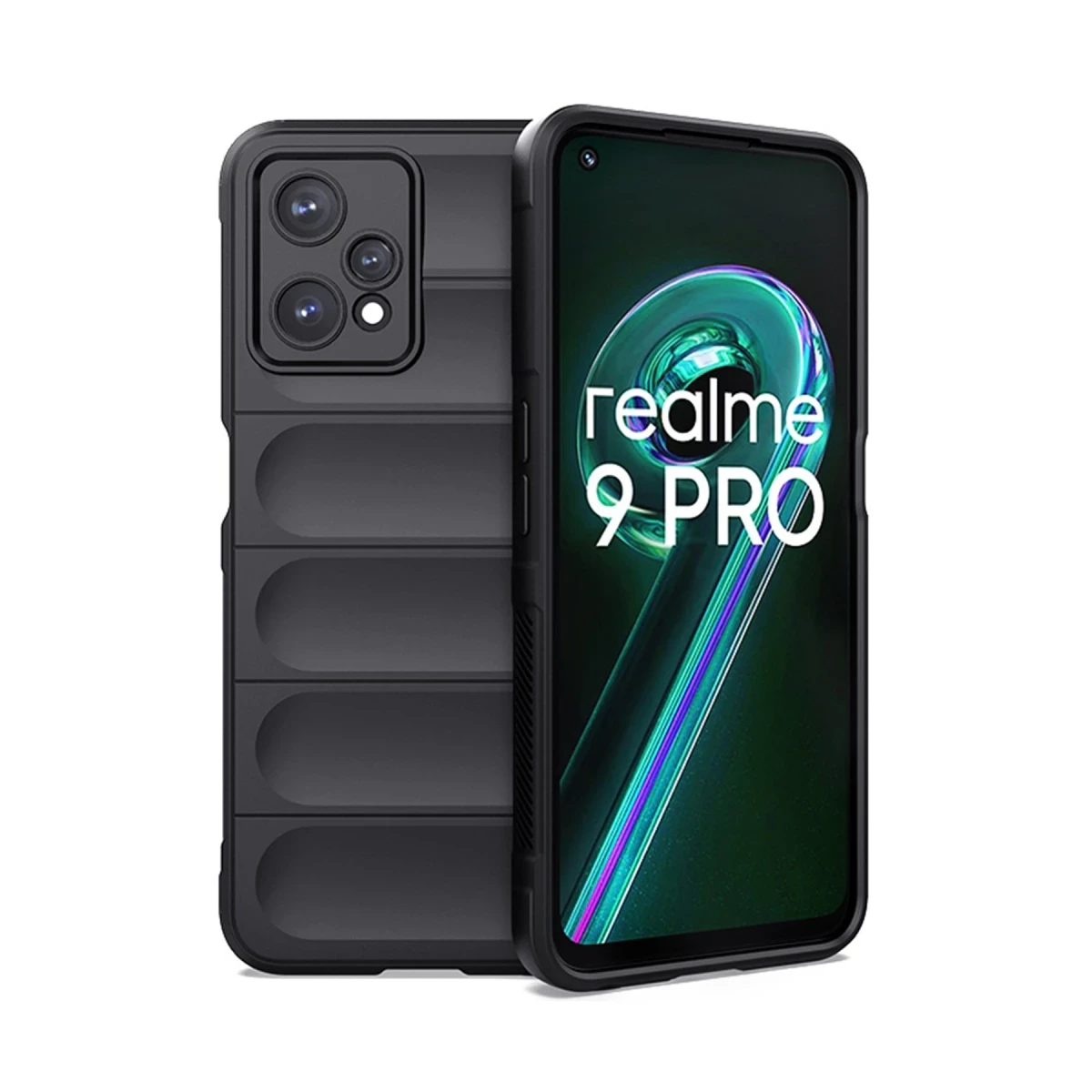 Newface Realme 9 Pro 5G Kılıf Optimum Silikon - Siyah — görsel 8