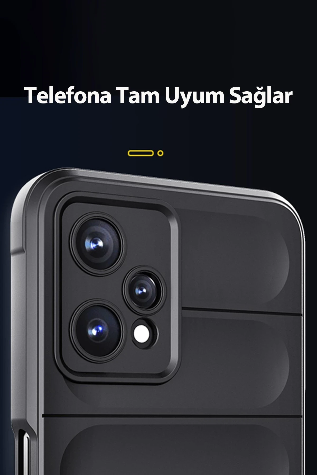 Newface Realme 9 Pro 5G Kılıf Optimum Silikon - Siyah — görsel 5