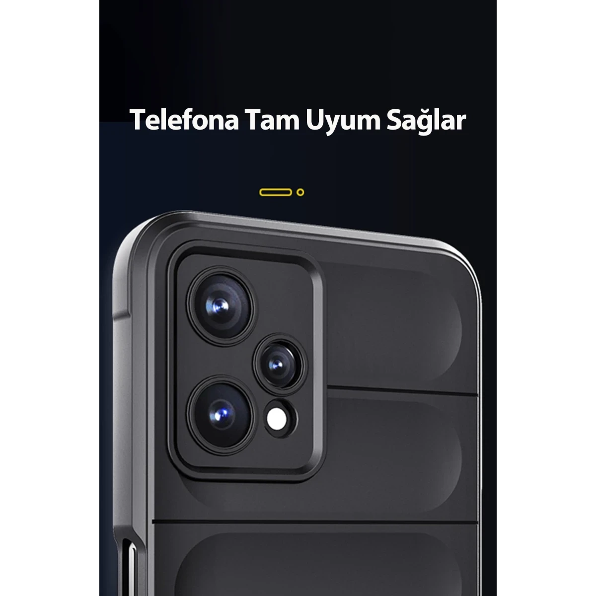 Newface Realme 9 Pro 5G Kılıf Optimum Silikon - Siyah — görsel 12