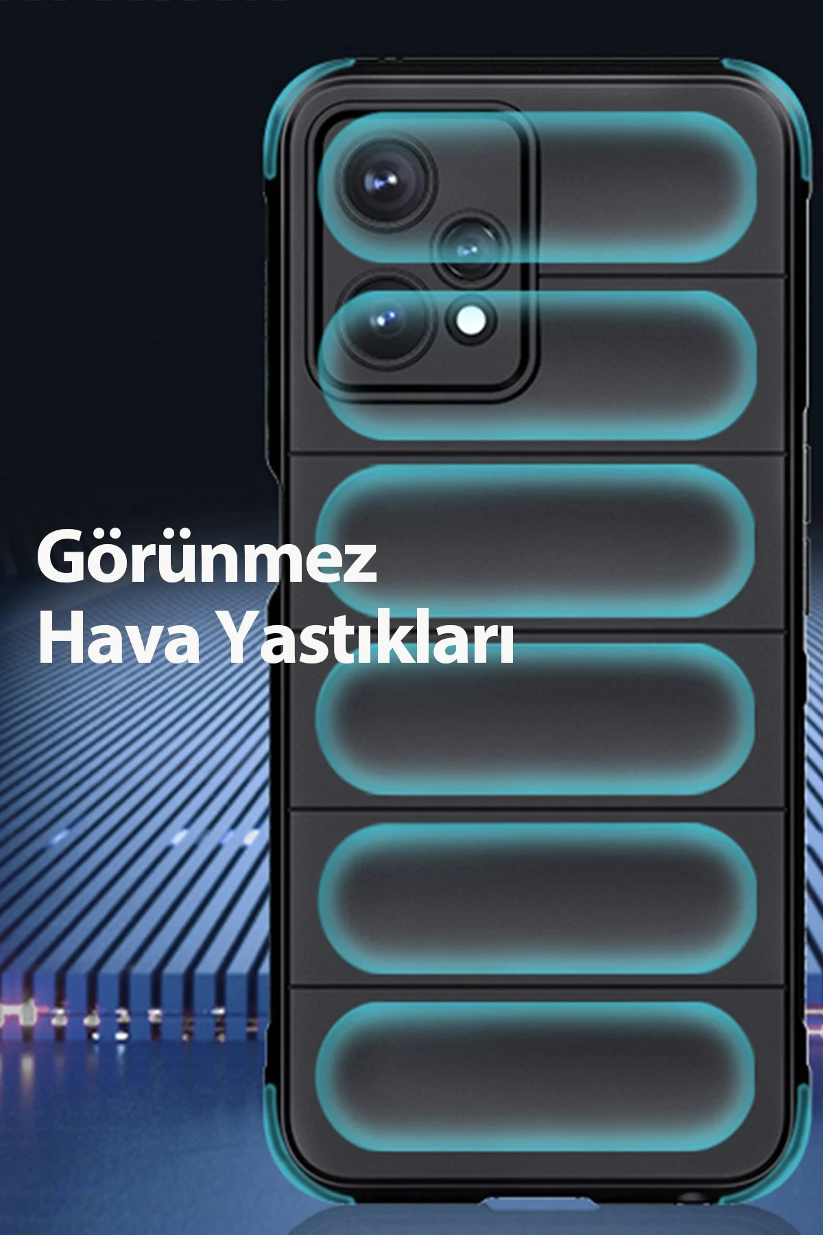 Newface Realme 9 Pro 5G Kılıf Optimum Silikon - Siyah — görsel 6