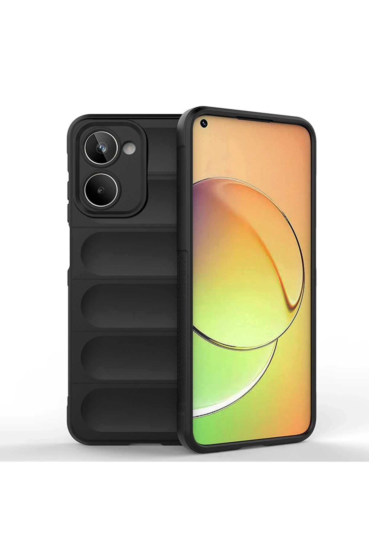 Newface Realme 10 4G Kılıf Optimum Silikon - Siyah
