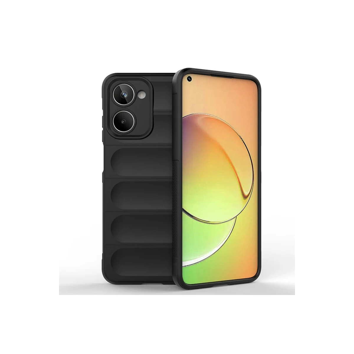 Newface Realme 10 4G Kılıf Optimum Silikon - Siyah — görsel 7
