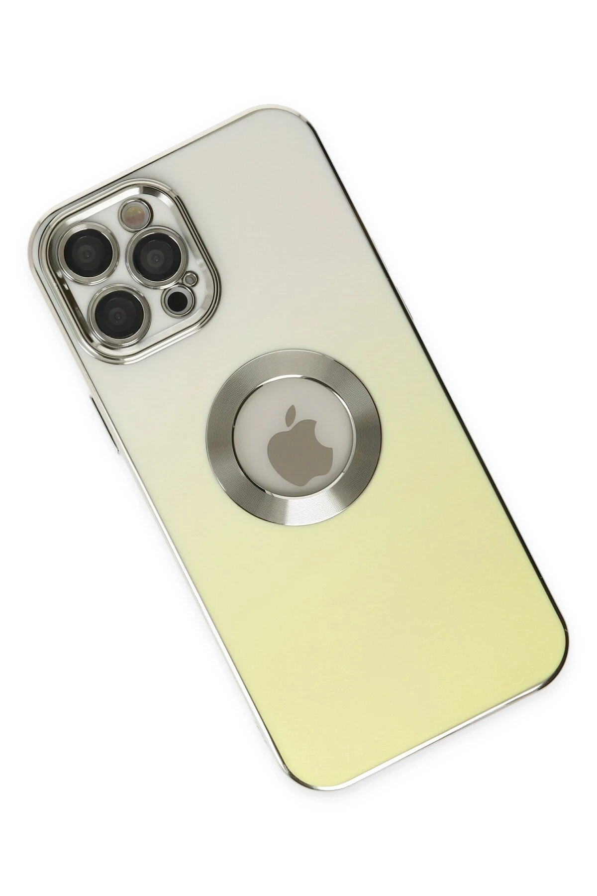 Newface iPhone 12 Pro Kılıf Best Silikon - Sarı
