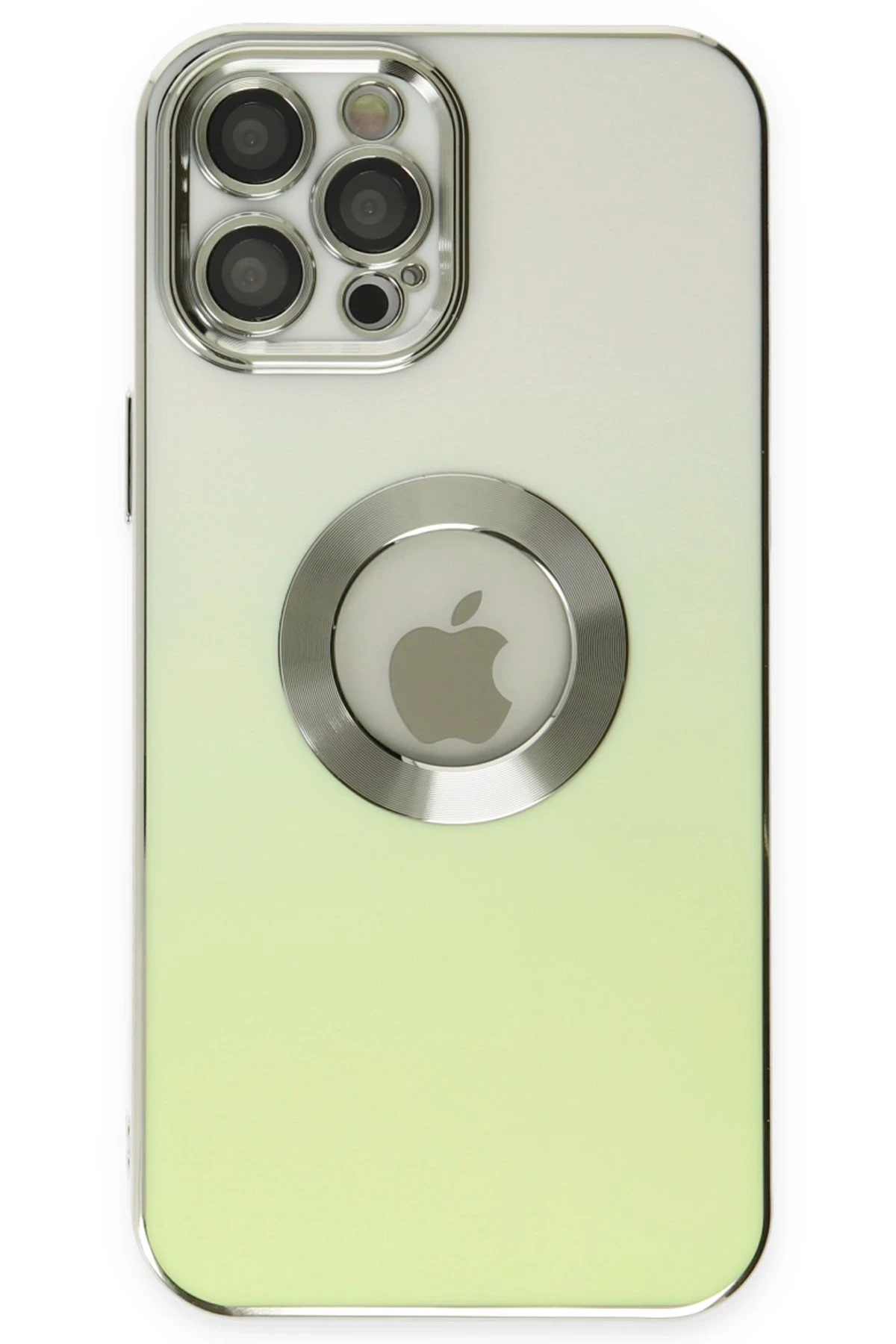 Newface iPhone 12 Pro Max Kılıf Best Silikon - Yeşil
