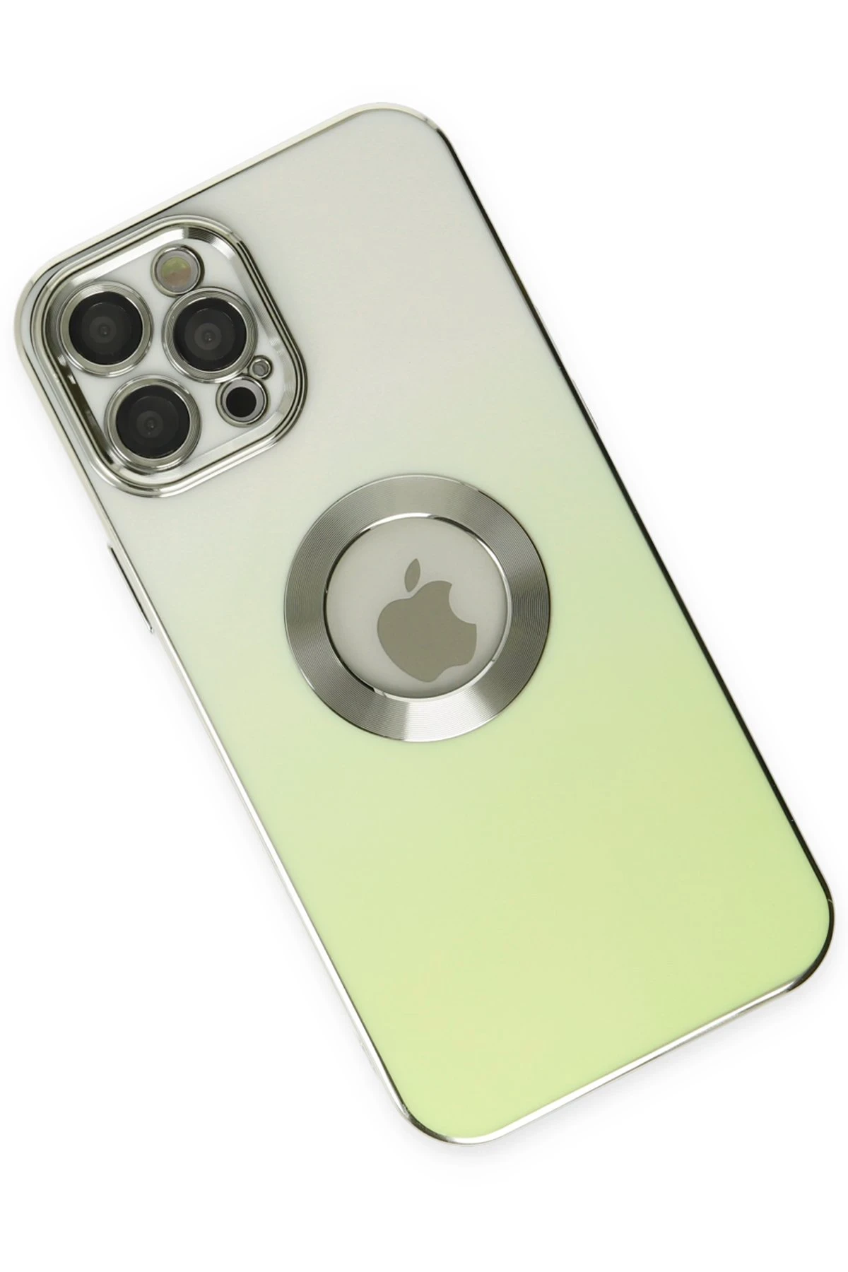 Newface iPhone 12 Pro Max Kılıf Best Silikon - Yeşil