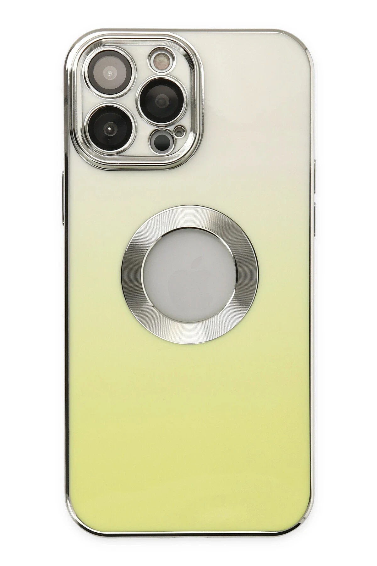 Newface iPhone 13 Pro Max Kılıf Best Silikon - Sarı