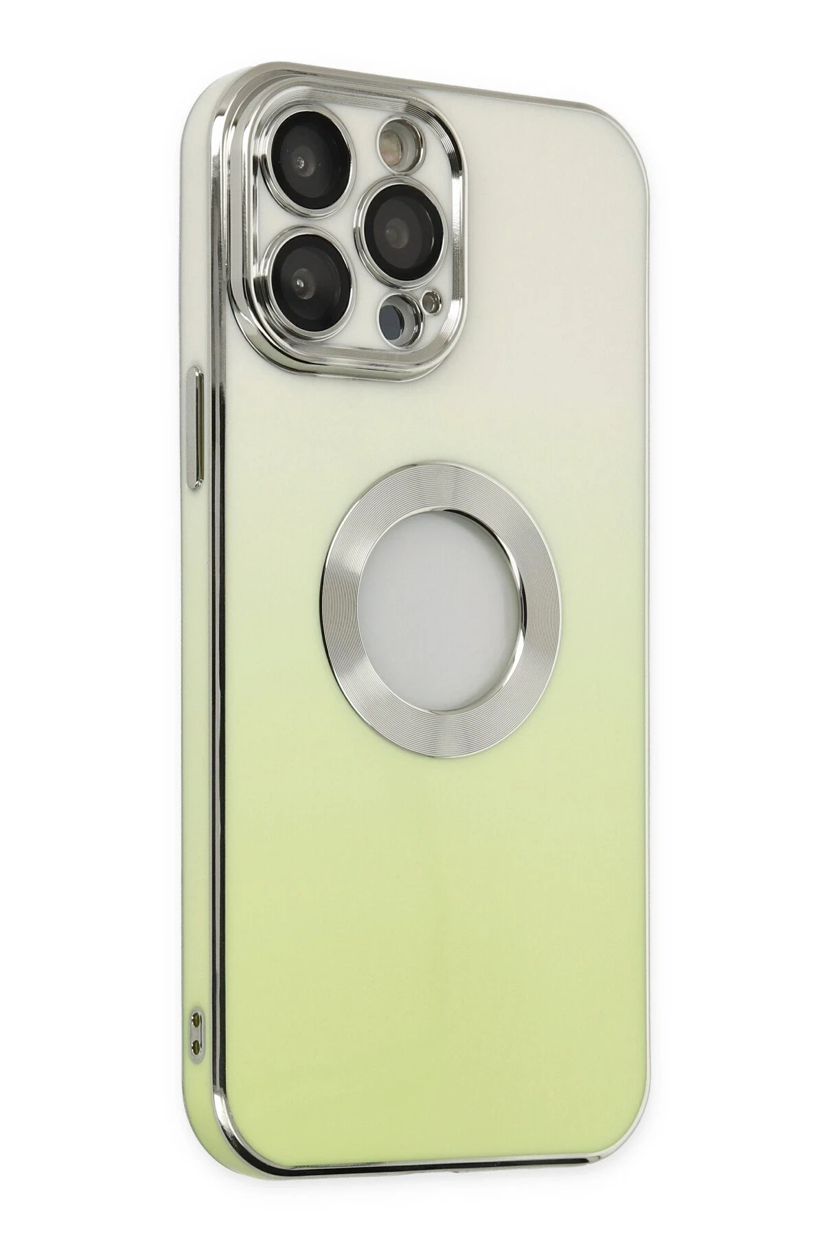 Newface iPhone 13 Pro Max Kılıf Best Silikon - Yeşil