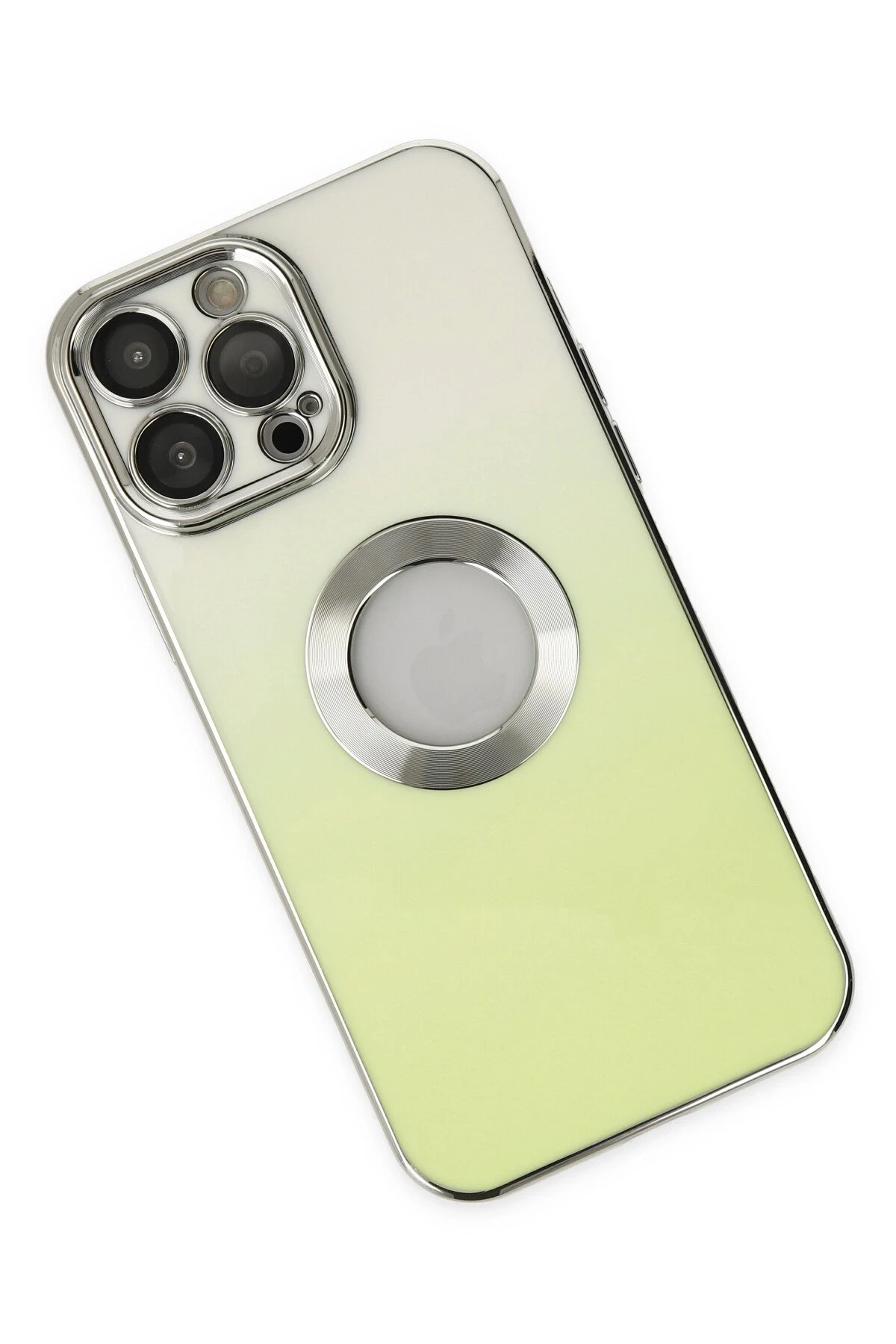 Newface iPhone 13 Pro Max Kılıf Best Silikon - Yeşil