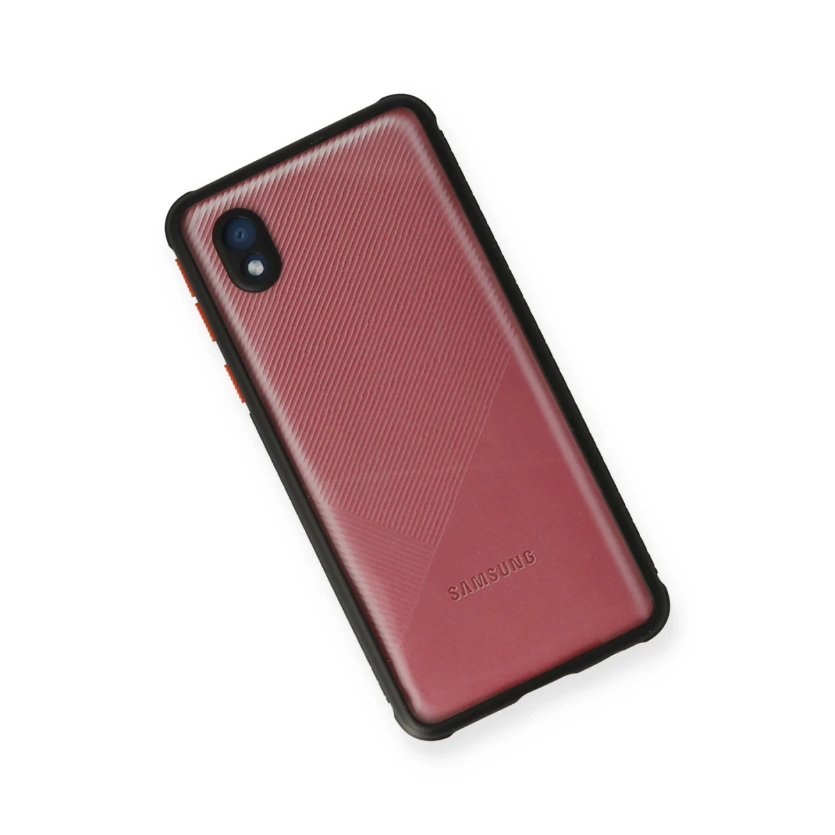 Newface Samsung Galaxy A01 Core Kılıf Miami Şeffaf Silikon - Siyah — görsel 6