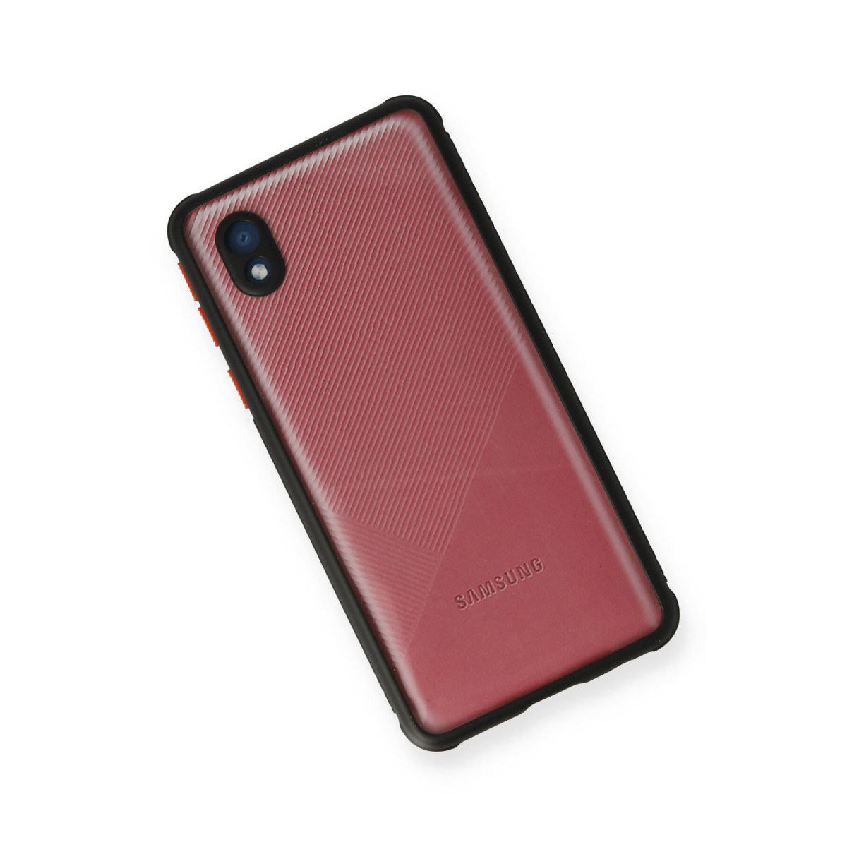 Newface Samsung Galaxy A01 Core Kılıf Miami Şeffaf Silikon - Siyah — görsel 9