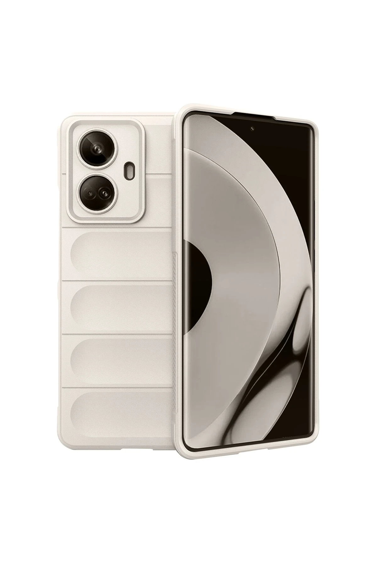 Newface Realme 10 Pro 5G Kılıf Optimum Silikon - Krem