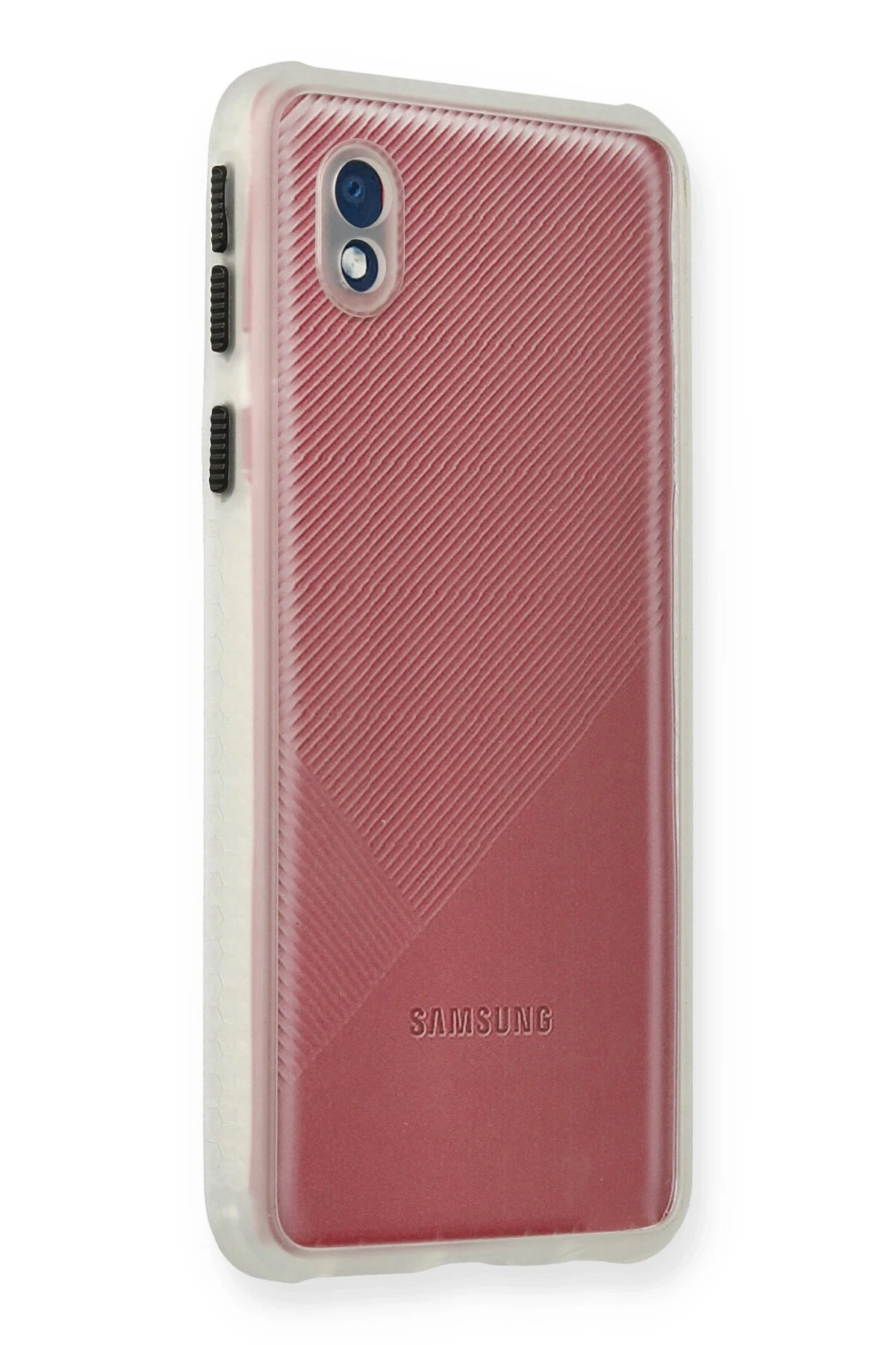 Newface Samsung Galaxy A01 Core Kılıf Miami Şeffaf Silikon - Şeffaf